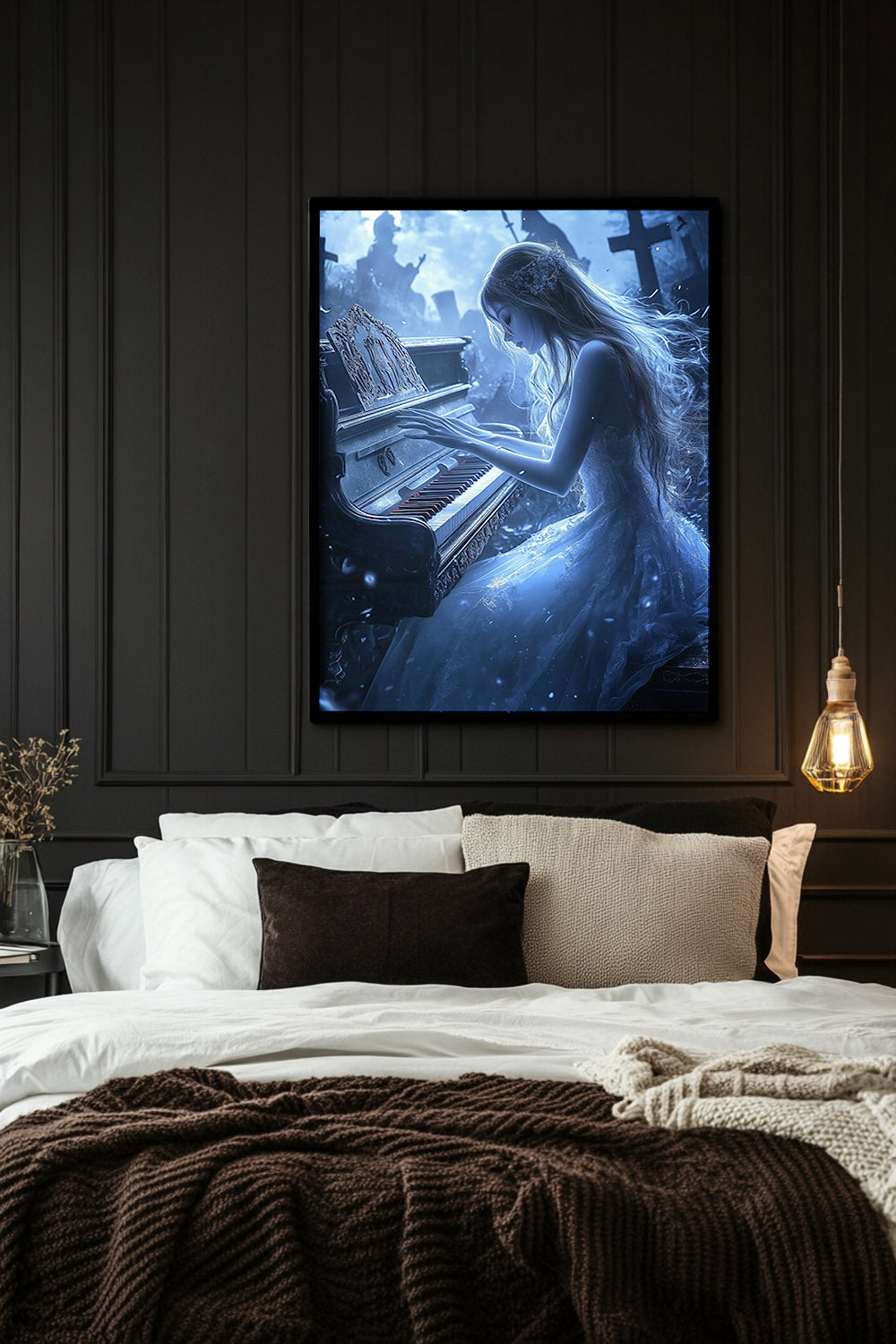 Midnight Serenade Matte Vertical Posters MysMuse. - Premium Matte Vertical Posters from MysMuse - Just $16.95! Shop now at Mysterious Muse