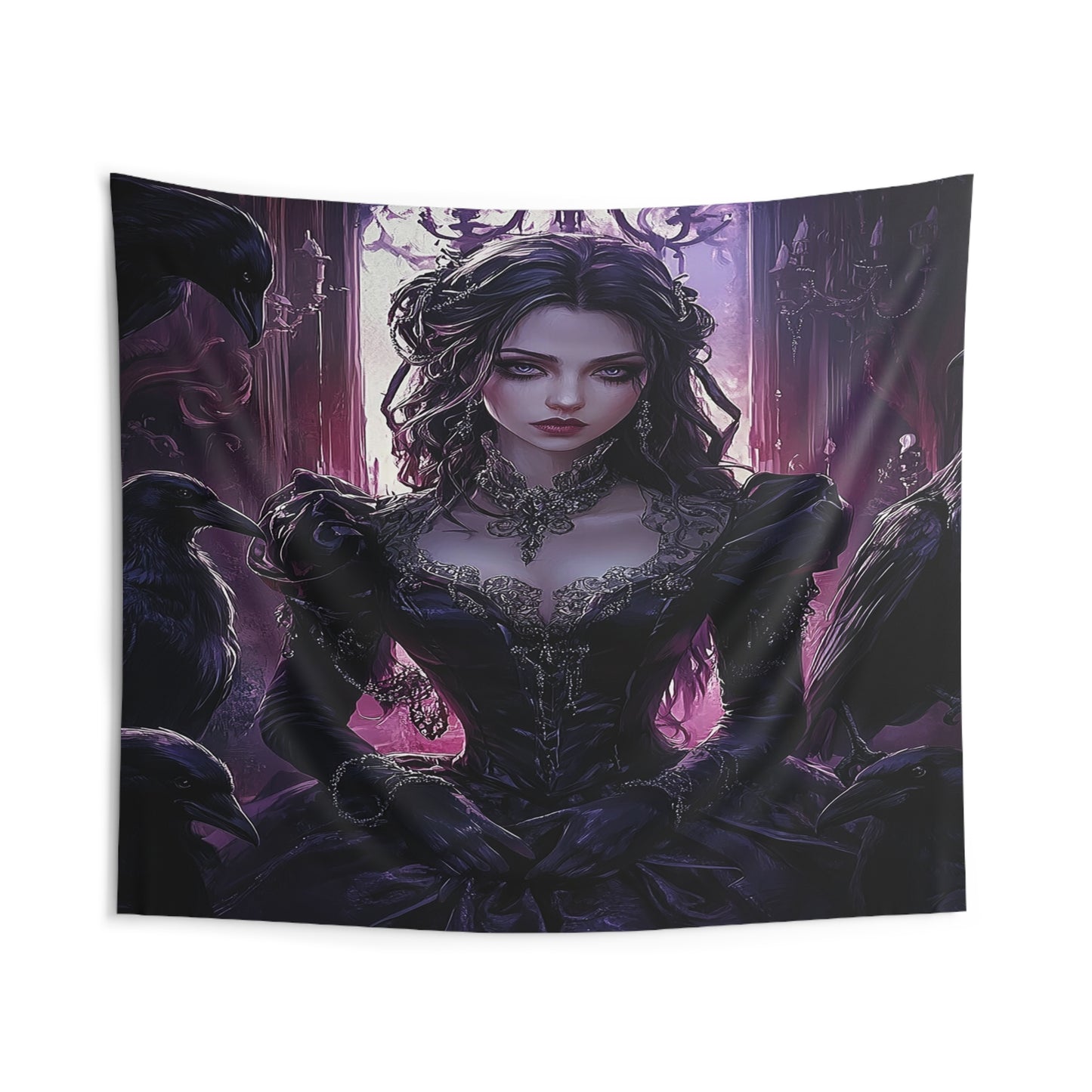 Ravenna Nocturne Decorative Wall Tapestry MysMuse - Premium Decorative Wall Tapestry from MysMuse - Just $26.99! Shop now at Mysterious Muse