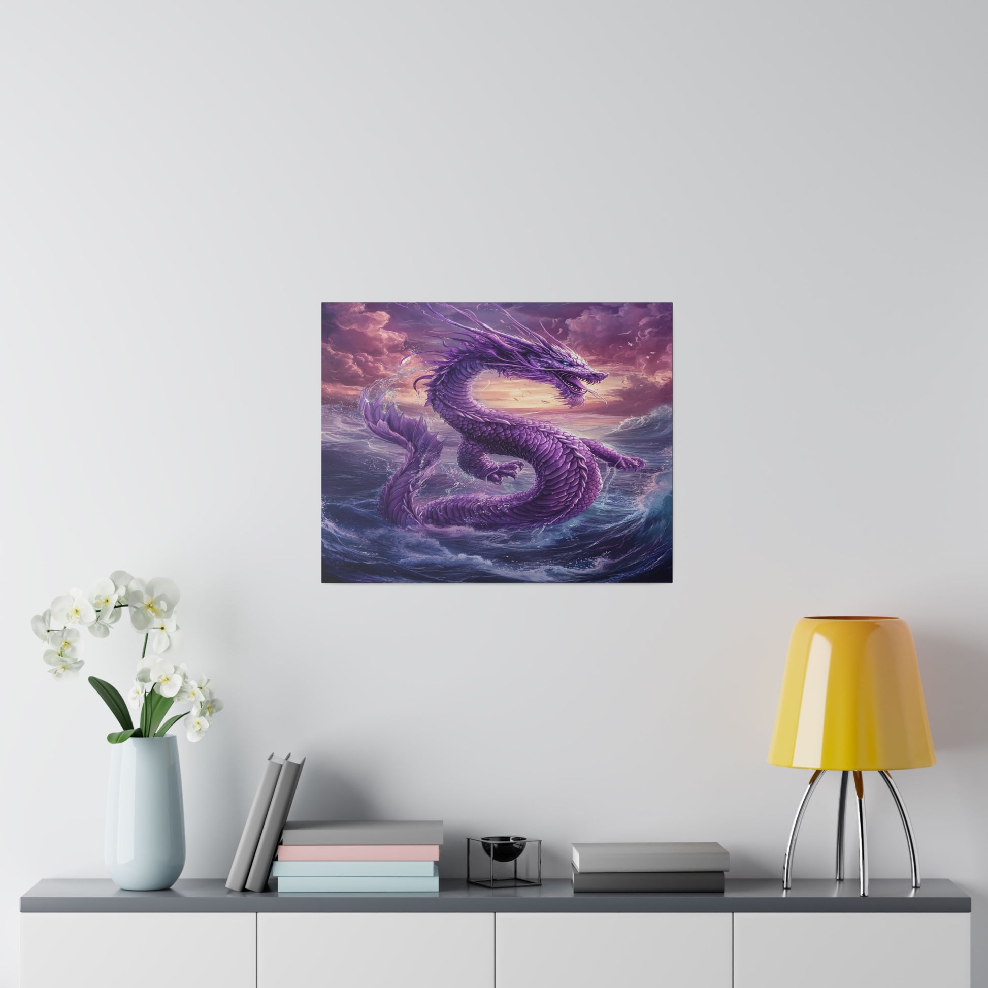 Stormcrest Leviathan Matte Canvas Prints MysMuse - Premium Matte Canvas Prints from MysMuse - Just $41.99! Shop now at Mysterious Muse