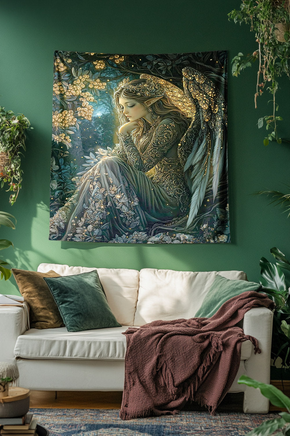 Celestial Dreamer Decorative Wall Tapestry MysMuse - Premium Decorative Wall Tapestry from MysMuse - Just $26.99! Shop now at Mysterious Muse