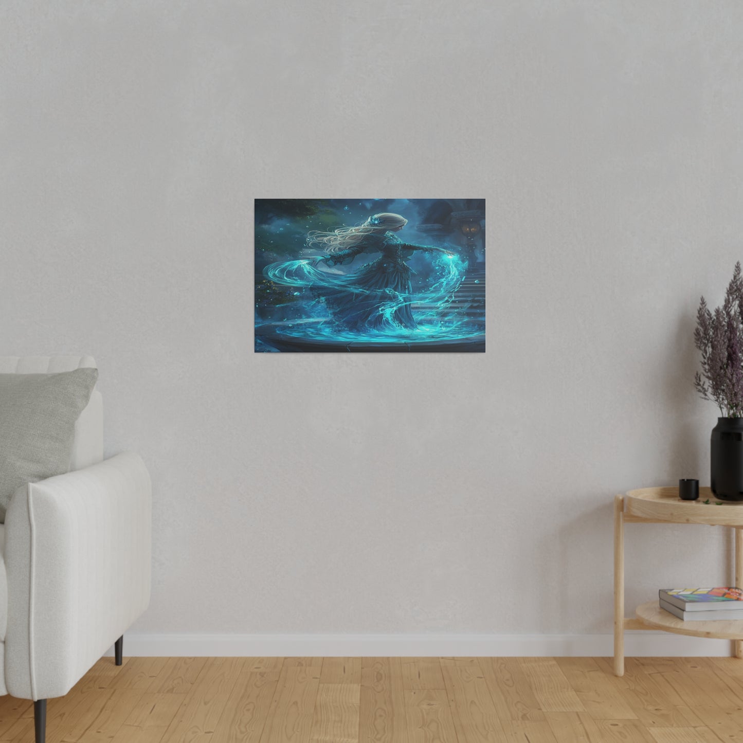 Tidecaller Enchantress Matte Canvas Prints MysMuse - Premium Matte Canvas Prints from MysMuse - Just $41.99! Shop now at Mysterious Muse