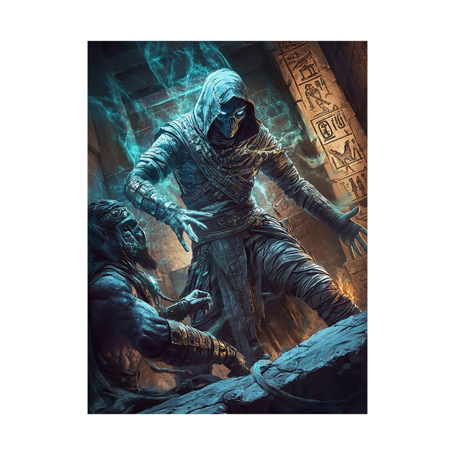 Zareth the Undying Matte Vertical Posters MysMuse. - Premium Matte Vertical Posters from MysMuse - Just $16.95! Shop now at Mysterious Muse