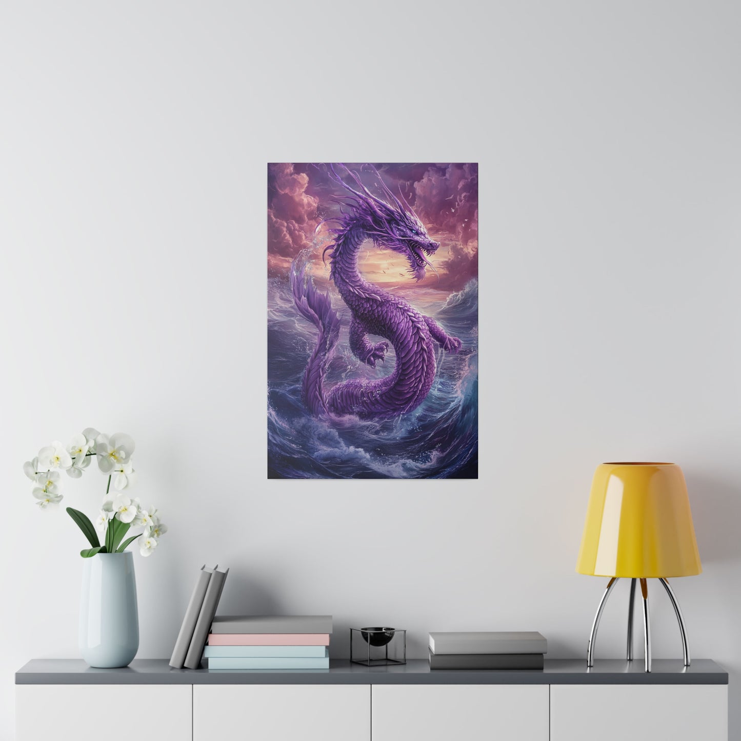 Stormcrest Leviathan Matte Canvas Prints MysMuse - Premium Matte Canvas Prints from MysMuse - Just $41.99! Shop now at Mysterious Muse