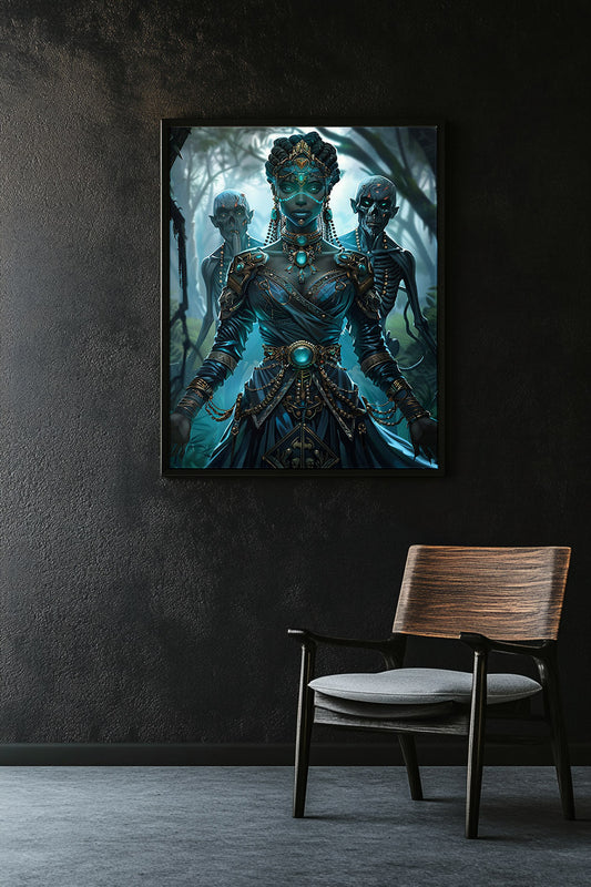 Sorceress of Eternal Night Matte Vertical Posters MysMuse - Premium Matte Vertical Posters from MysMuse - Just $16.95! Shop now at Mysterious Muse