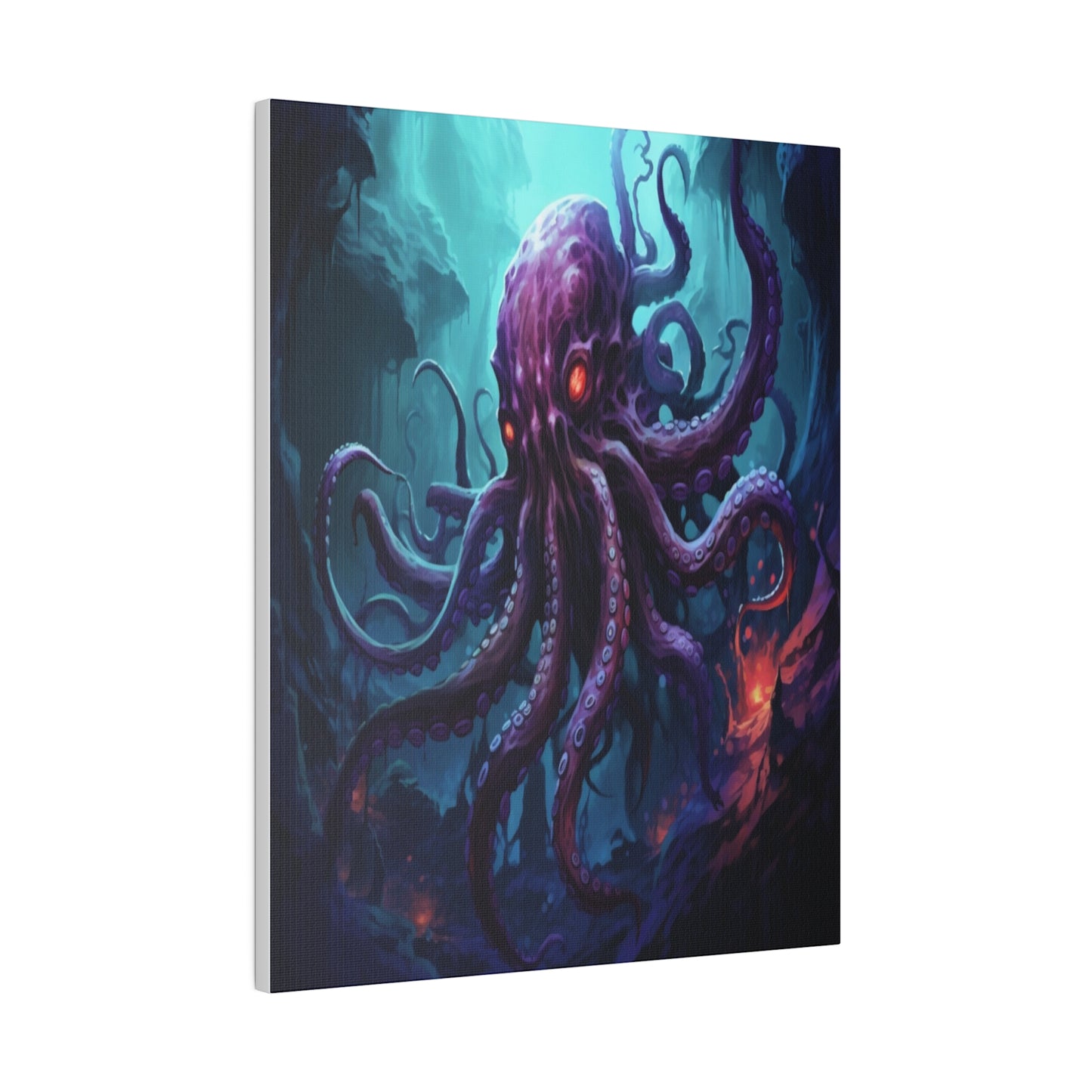 Abyssal Kraken Matte Canvas Prints MysMuse - Premium Matte Canvas Prints from MysMuse - Just $41.99! Shop now at Mysterious Muse