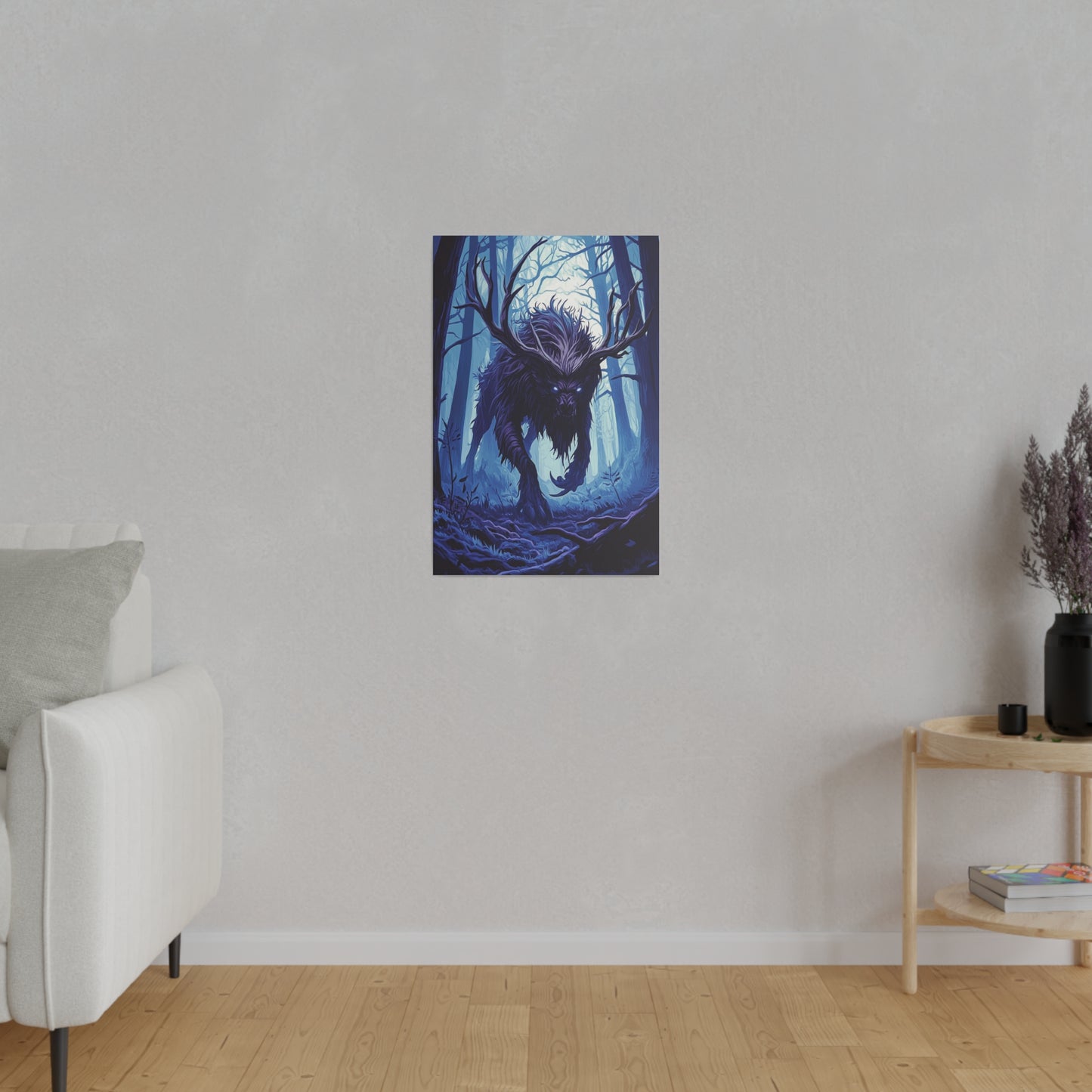 Ebonwood Shadowbeast Matte Canvas Prints MysMuse - Premium Matte Canvas Prints from MysMuse - Just $41.99! Shop now at Mysterious Muse