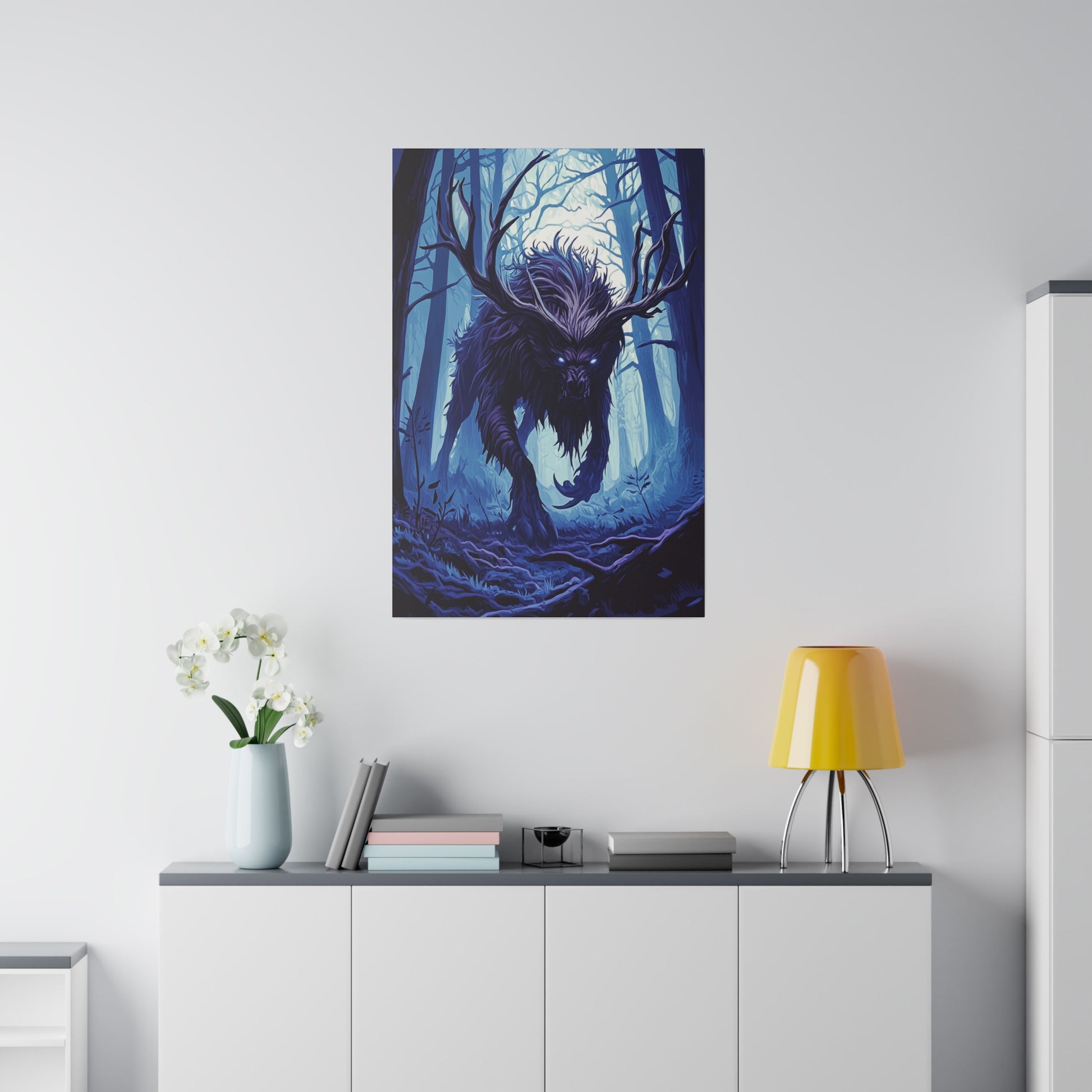 Ebonwood Shadowbeast Matte Canvas Prints MysMuse - Premium Matte Canvas Prints from MysMuse - Just $41.99! Shop now at Mysterious Muse