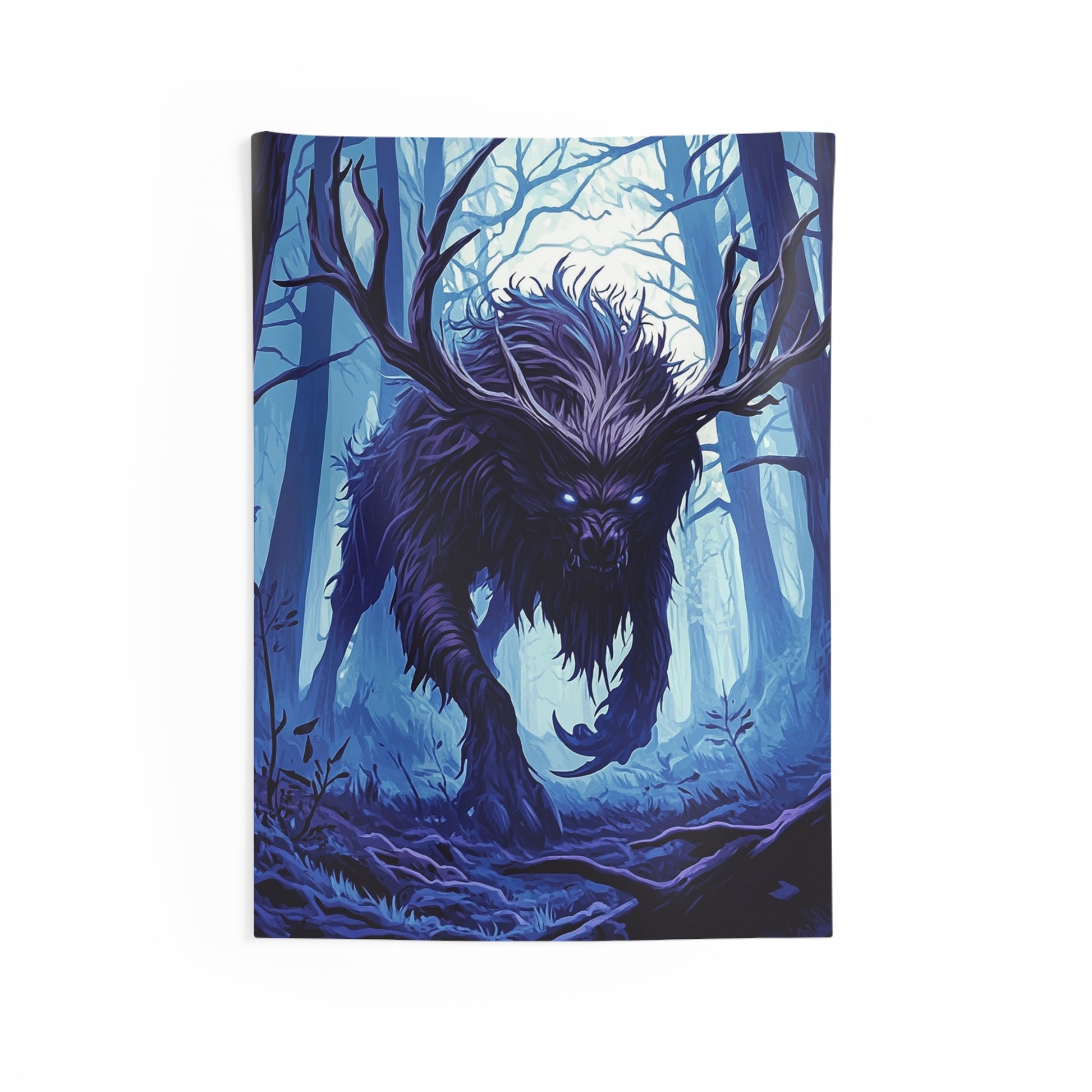 Ebonwood Shadowbeast Decorative Wall Tapestry MysMuse - Premium Decorative Wall Tapestry from MysMuse - Just $26.99! Shop now at Mysterious Muse