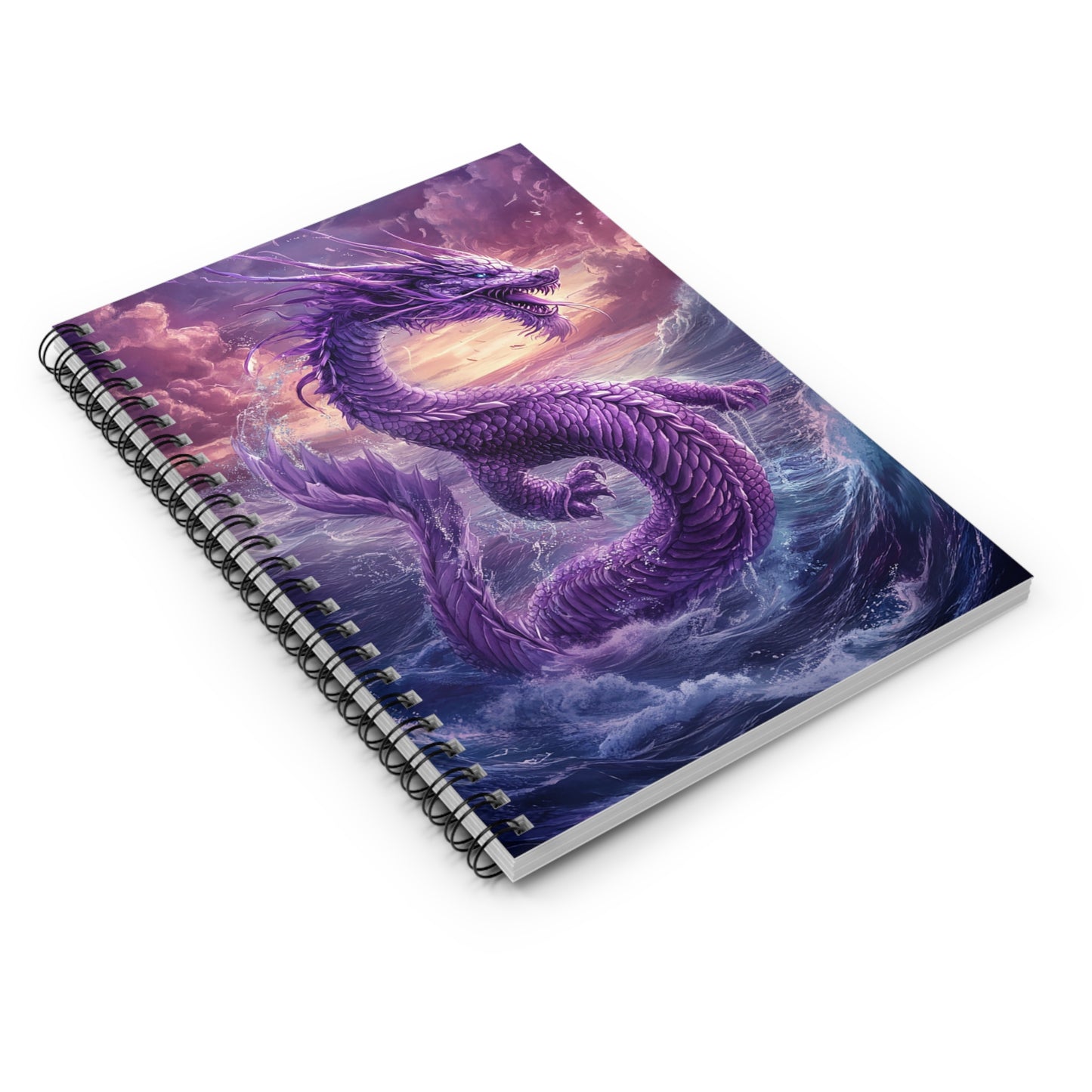 Stormcrest Leviathan Spiral Notebook MysMuse - Premium Spiral Notebook from MysMuse - Just $14.99! Shop now at Mysterious Muse