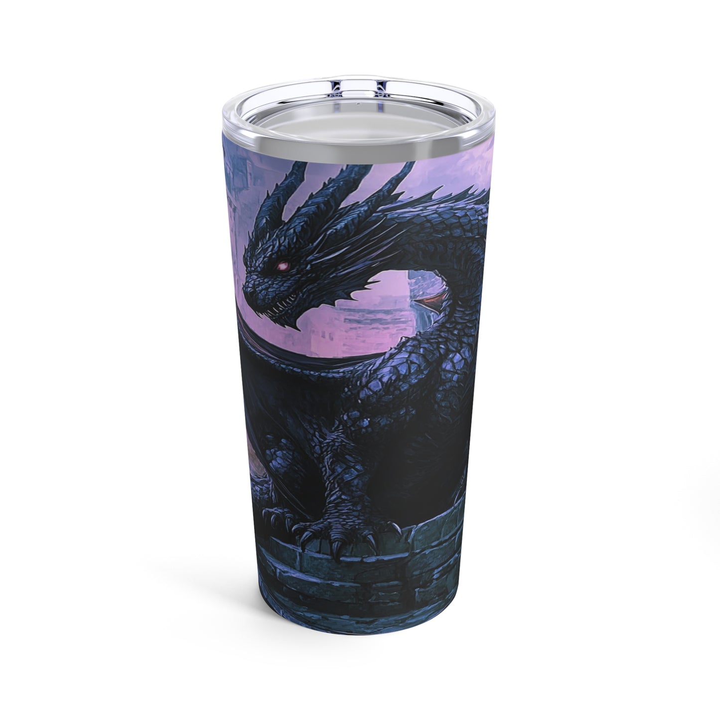 Ebonfire Guardian Steel Tumbler Drinkware MysMuse - Premium Tumbler from MysMuse - Just $37.95! Shop now at Mysterious Muse