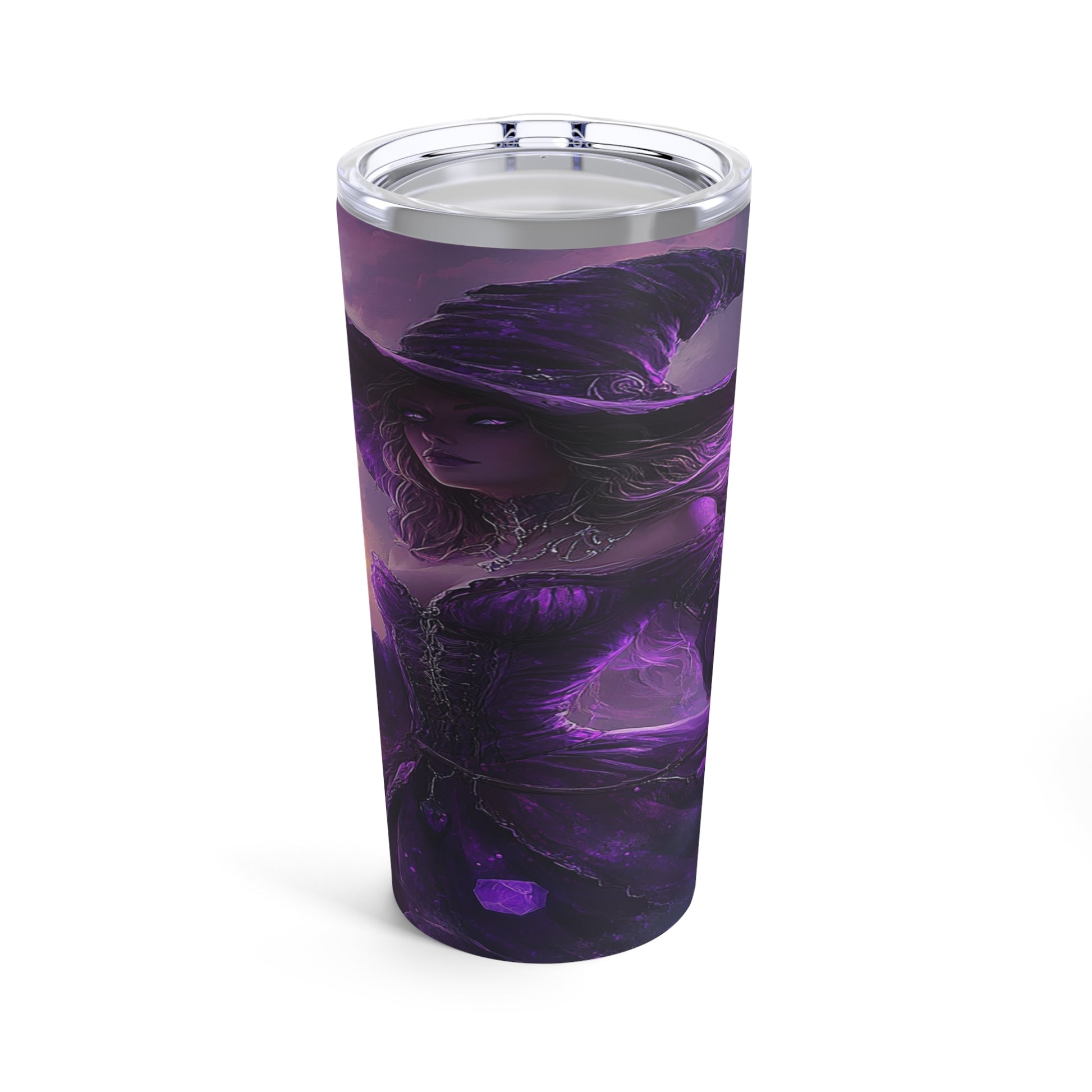 Amethyst Flame Weaver Steel Tumbler Drinkware MysMuse - Premium Tumbler from MysMuse - Just $37.95! Shop now at Mysterious Muse