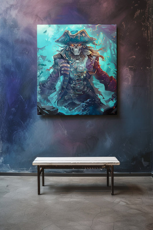 Captain of the Damned Matte Canvas Prints MysMuse - Premium Matte Canvas Prints from MysMuse - Just $41.99! Shop now at Mysterious Muse