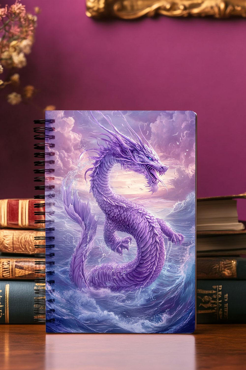 Stormcrest Leviathan Spiral Notebook MysMuse - Premium Spiral Notebook from MysMuse - Just $14.99! Shop now at Mysterious Muse