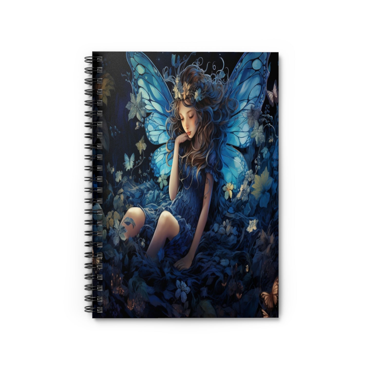 Sapphire Fairy Solace Spiral Notebook MysMuse - Premium Spiral Notebook from MysMuse - Just $14.99! Shop now at Mysterious Muse