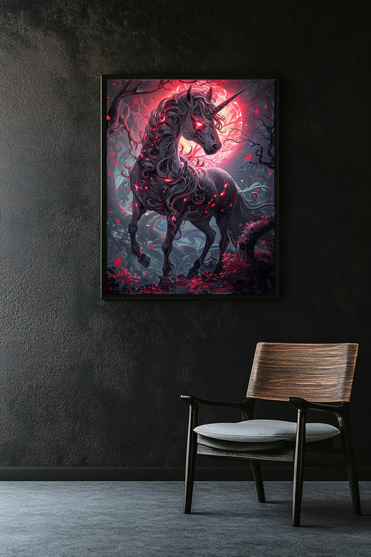 Nightmare Unicorn Matte Vertical Posters MysMuse. - Premium Matte Vertical Posters from MysMuse - Just $16.95! Shop now at Mysterious Muse