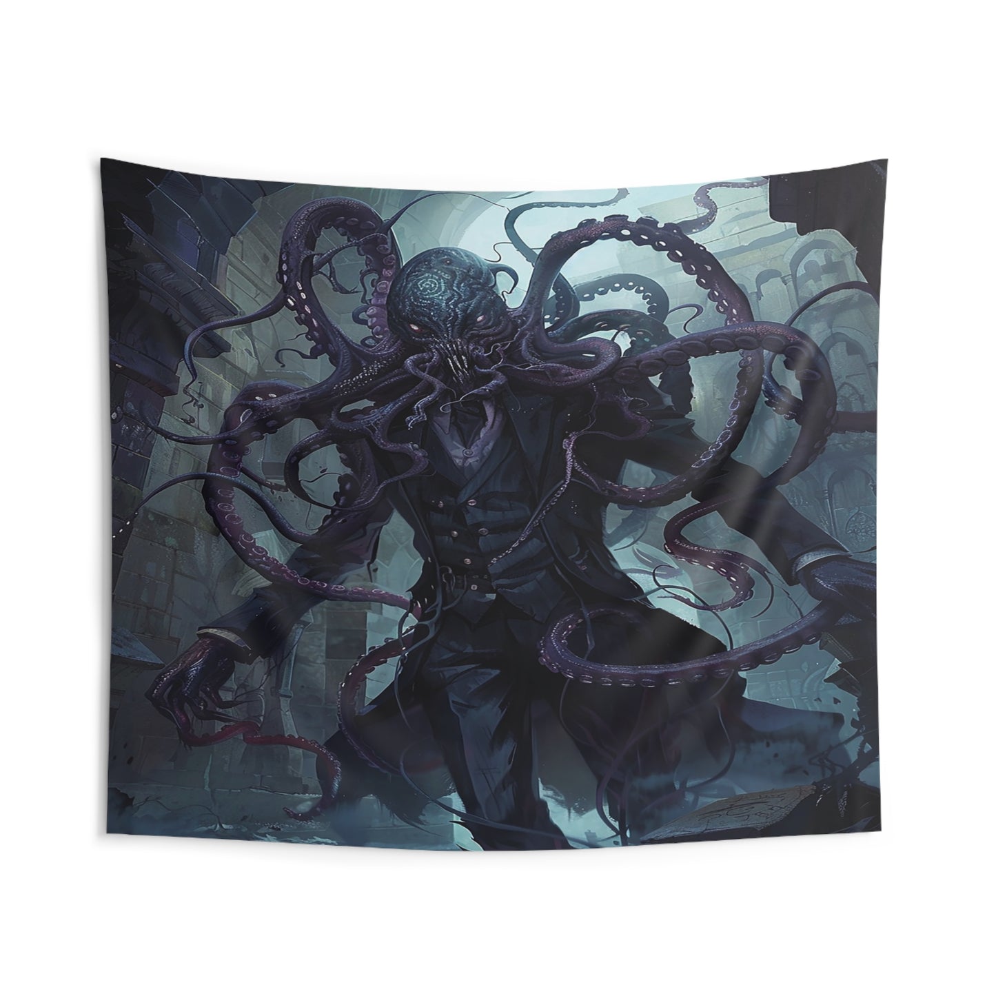 Mindflayer Tyrant Decorative Wall Tapestry MysMuse - Premium Decorative Wall Tapestry from MysMuse - Just $26.99! Shop now at Mysterious Muse