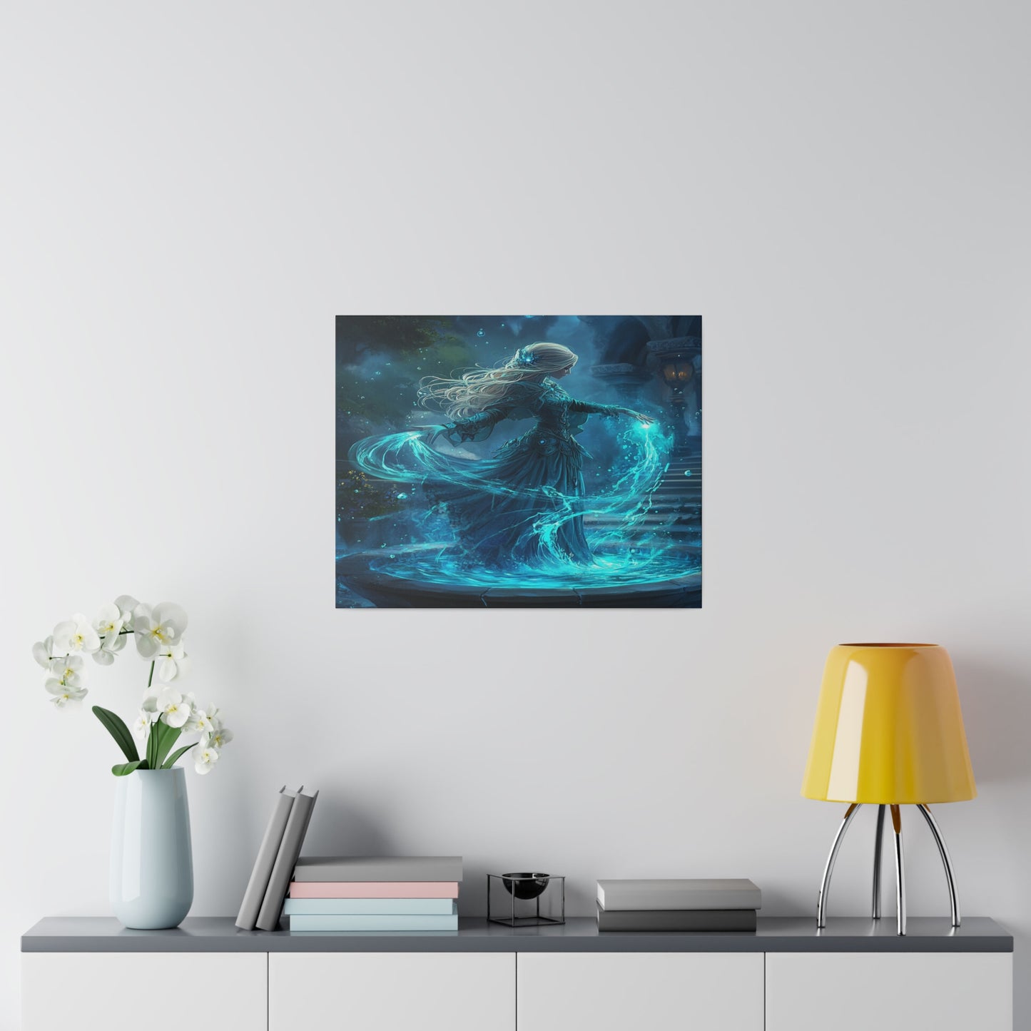 Tidecaller Enchantress Matte Canvas Prints MysMuse - Premium Matte Canvas Prints from MysMuse - Just $41.99! Shop now at Mysterious Muse