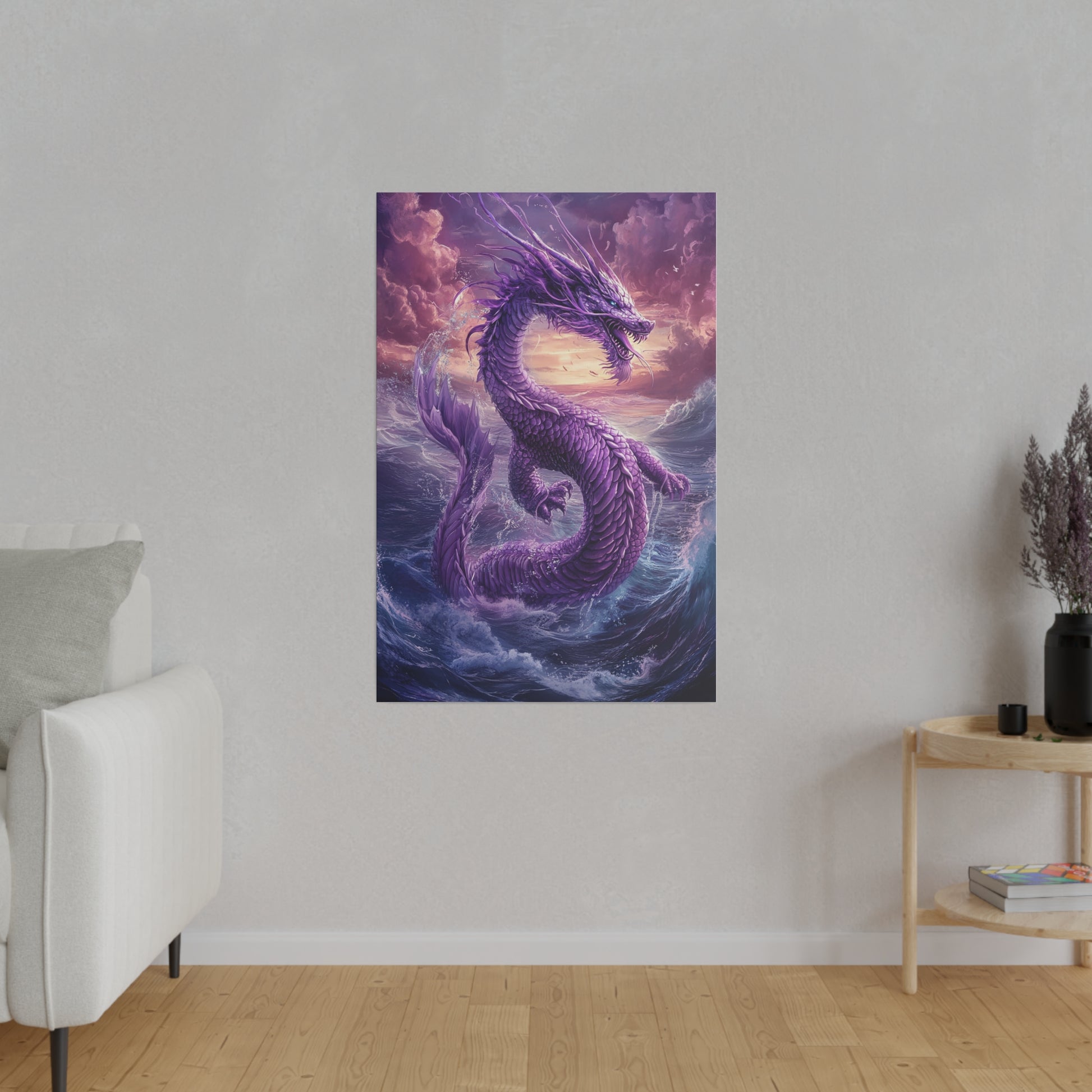 Stormcrest Leviathan Matte Canvas Prints MysMuse - Premium Matte Canvas Prints from MysMuse - Just $41.99! Shop now at Mysterious Muse