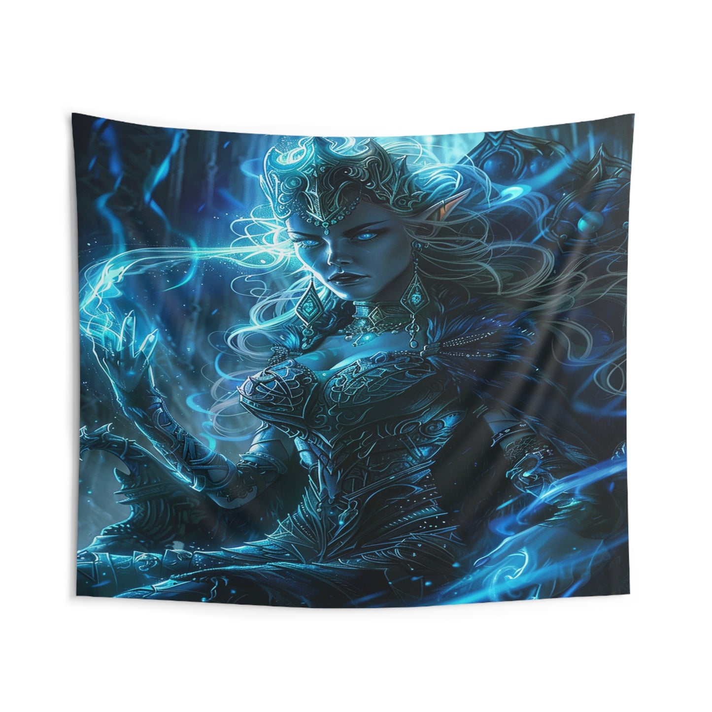 Frostborn Elven Empress Decorative Wall Tapestry MysMuse - Premium Decorative Wall Tapestry from MysMuse - Just $26.99! Shop now at Mysterious Muse