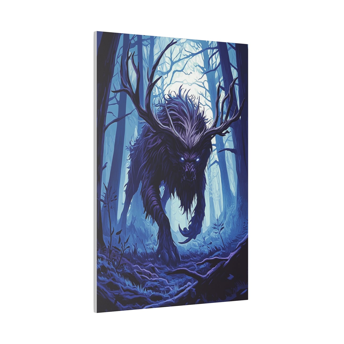 Ebonwood Shadowbeast Matte Canvas Prints MysMuse - Premium Matte Canvas Prints from MysMuse - Just $41.99! Shop now at Mysterious Muse