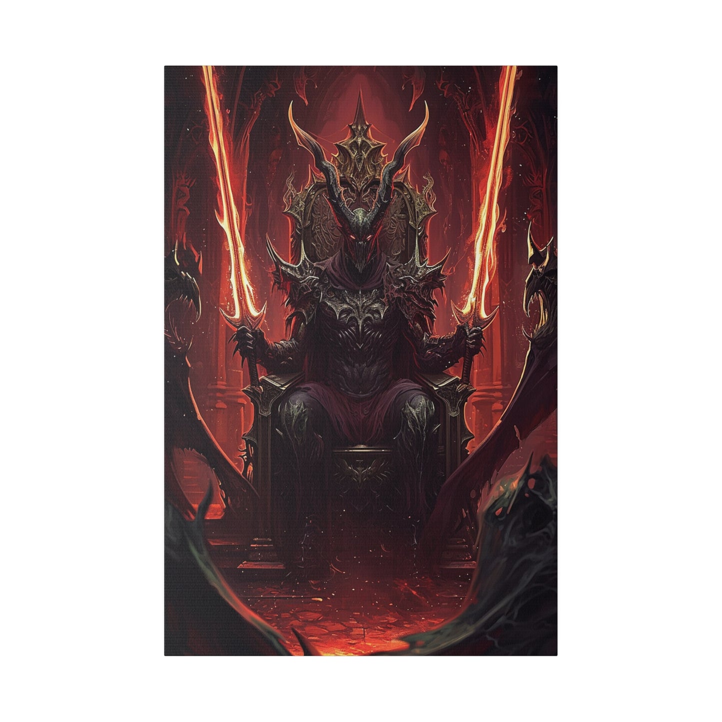 Demonic Dynasty Matte Canvas Prints MysMuse - Premium Matte Canvas Prints from MysMuse - Just $41.99! Shop now at Mysterious Muse