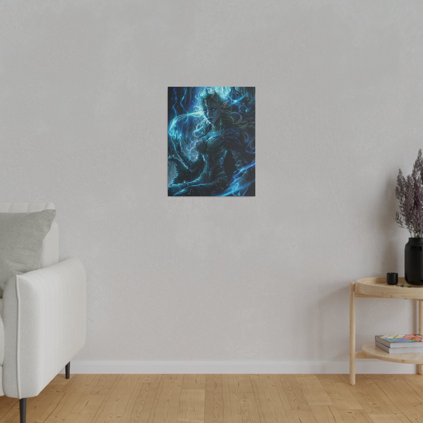 Frostborn Elven Empress Matte Canvas Prints MysMuse - Premium Matte Canvas Prints from MysMuse - Just $41.99! Shop now at Mysterious Muse