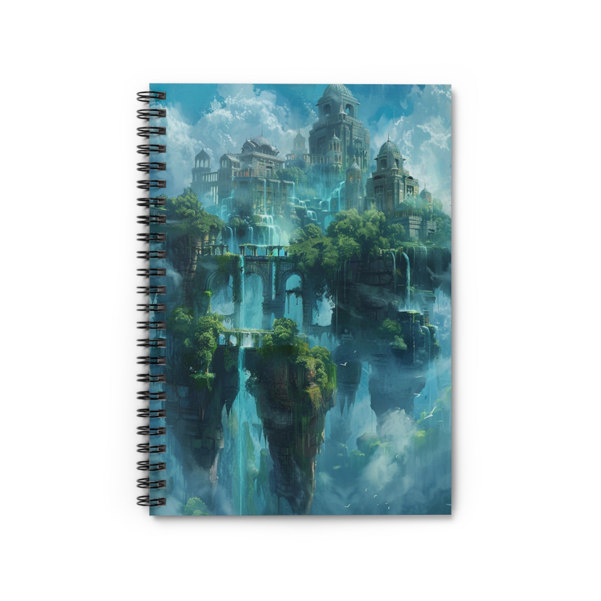 Floating Islands Spiral Notebook MysMuse - Premium Spiral Notebook from MysMuse - Just $14.99! Shop now at Mysterious Muse