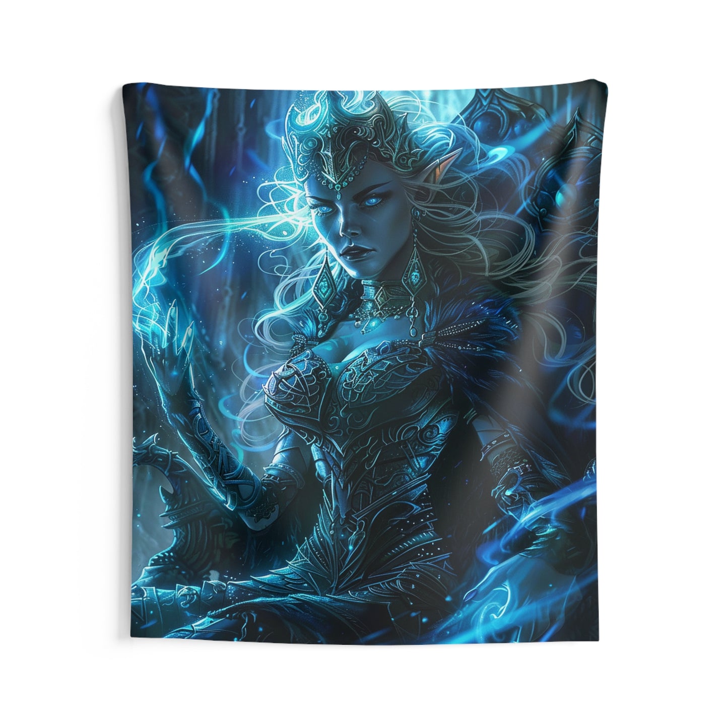 Frostborn Elven Empress Decorative Wall Tapestry MysMuse - Premium Decorative Wall Tapestry from MysMuse - Just $26.99! Shop now at Mysterious Muse