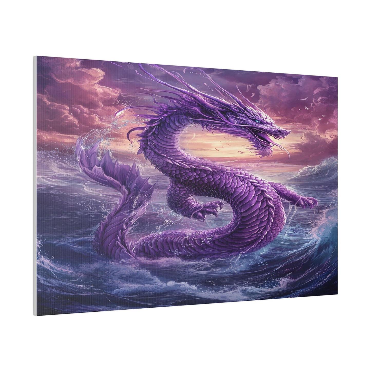 Stormcrest Leviathan Matte Canvas Prints MysMuse - Premium Matte Canvas Prints from MysMuse - Just $41.99! Shop now at Mysterious Muse