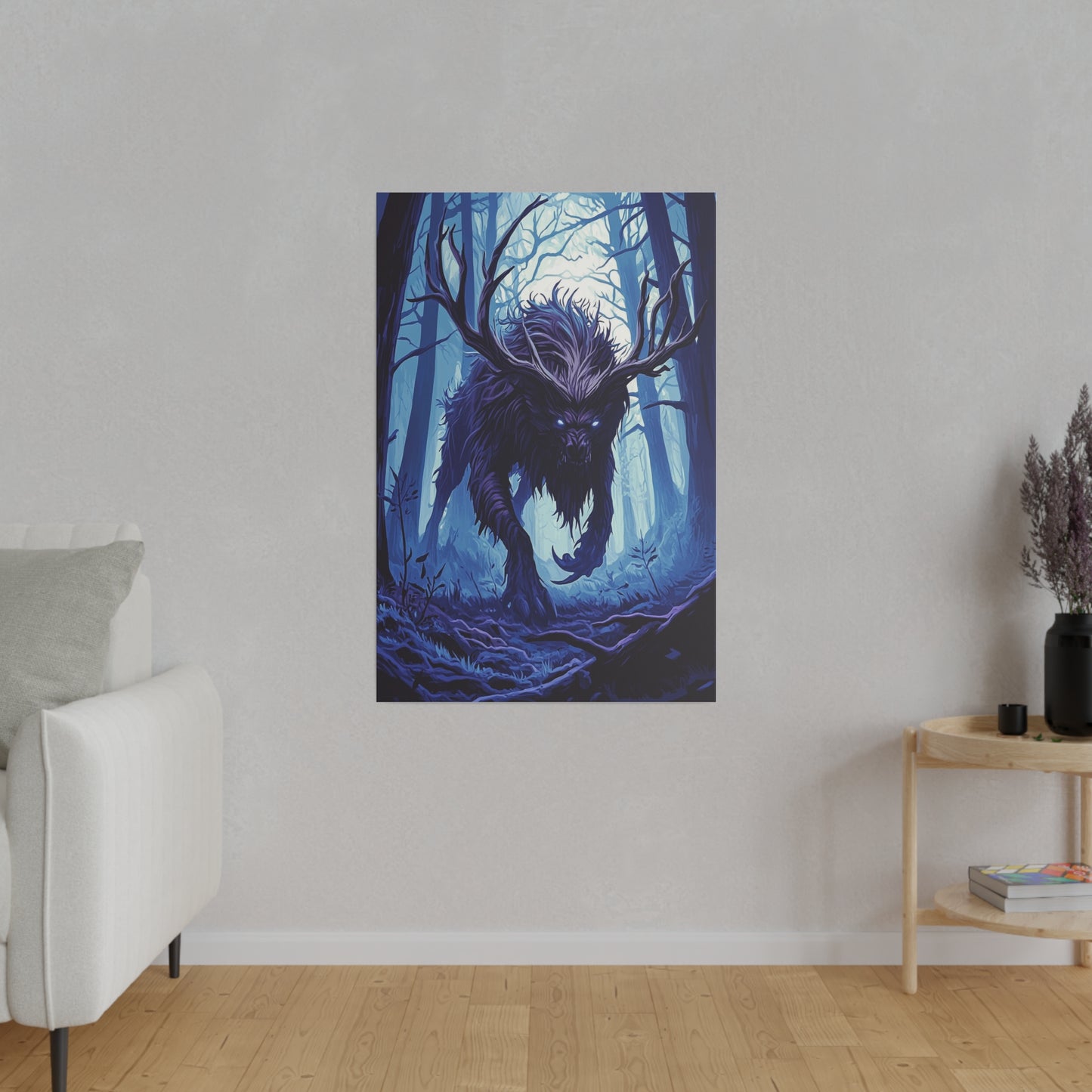 Ebonwood Shadowbeast Matte Canvas Prints MysMuse - Premium Matte Canvas Prints from MysMuse - Just $41.99! Shop now at Mysterious Muse