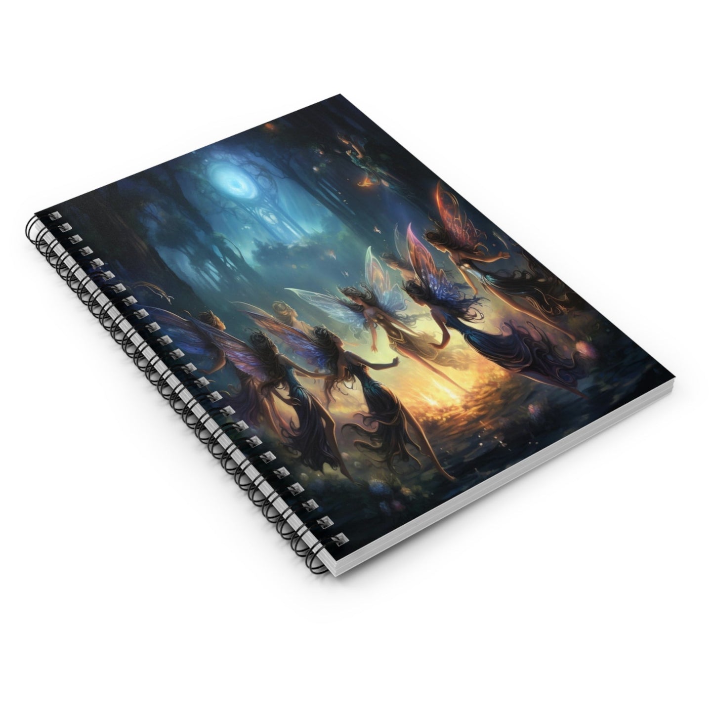 Dark Sprite Dance Spiral Notebook MysMuse - Premium Spiral Notebook from MysMuse - Just $14.99! Shop now at Mysterious Muse