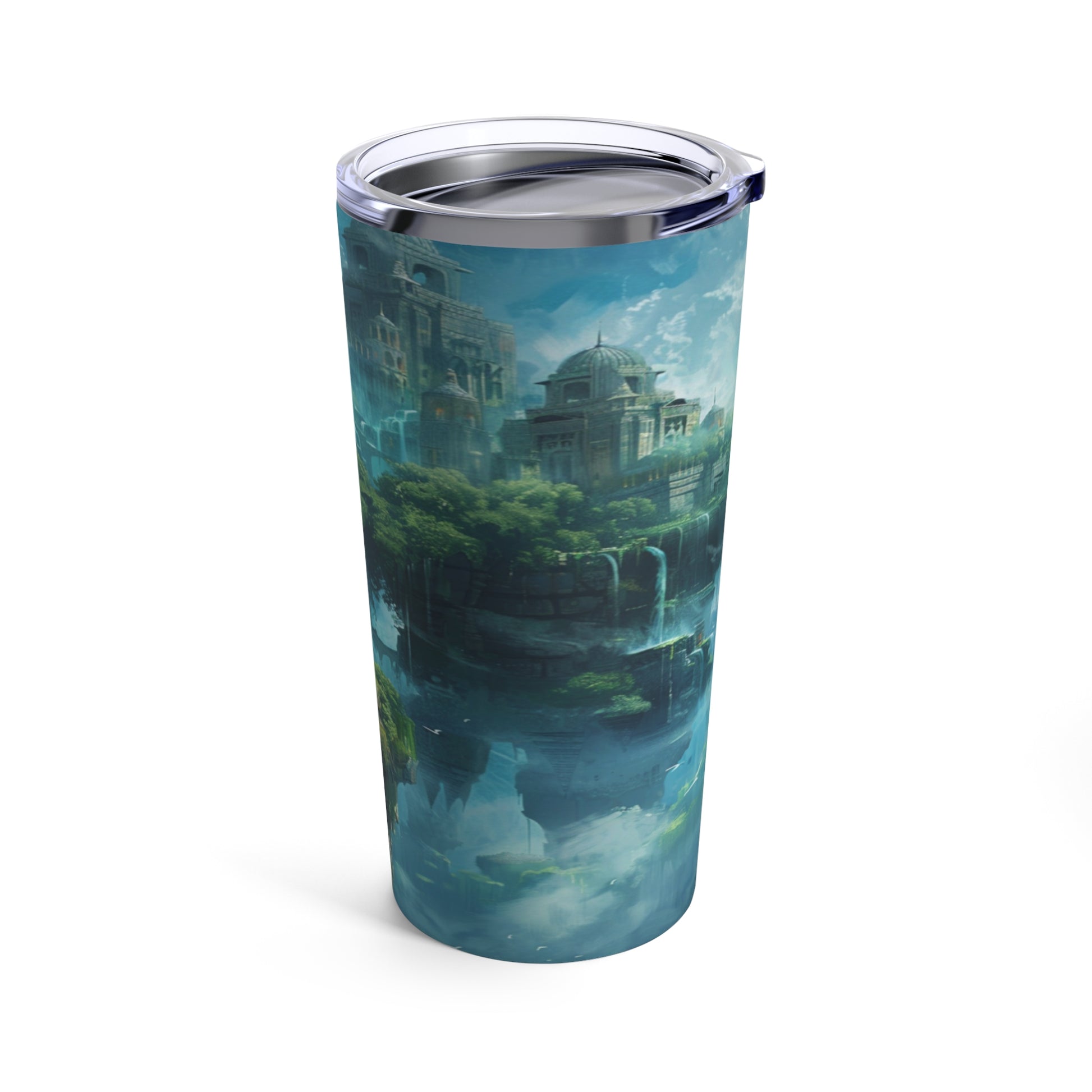 Floating Islands Steel Tumbler Drinkware MysMuse - Premium Tumbler from MysMuse - Just $37.95! Shop now at Mysterious Muse