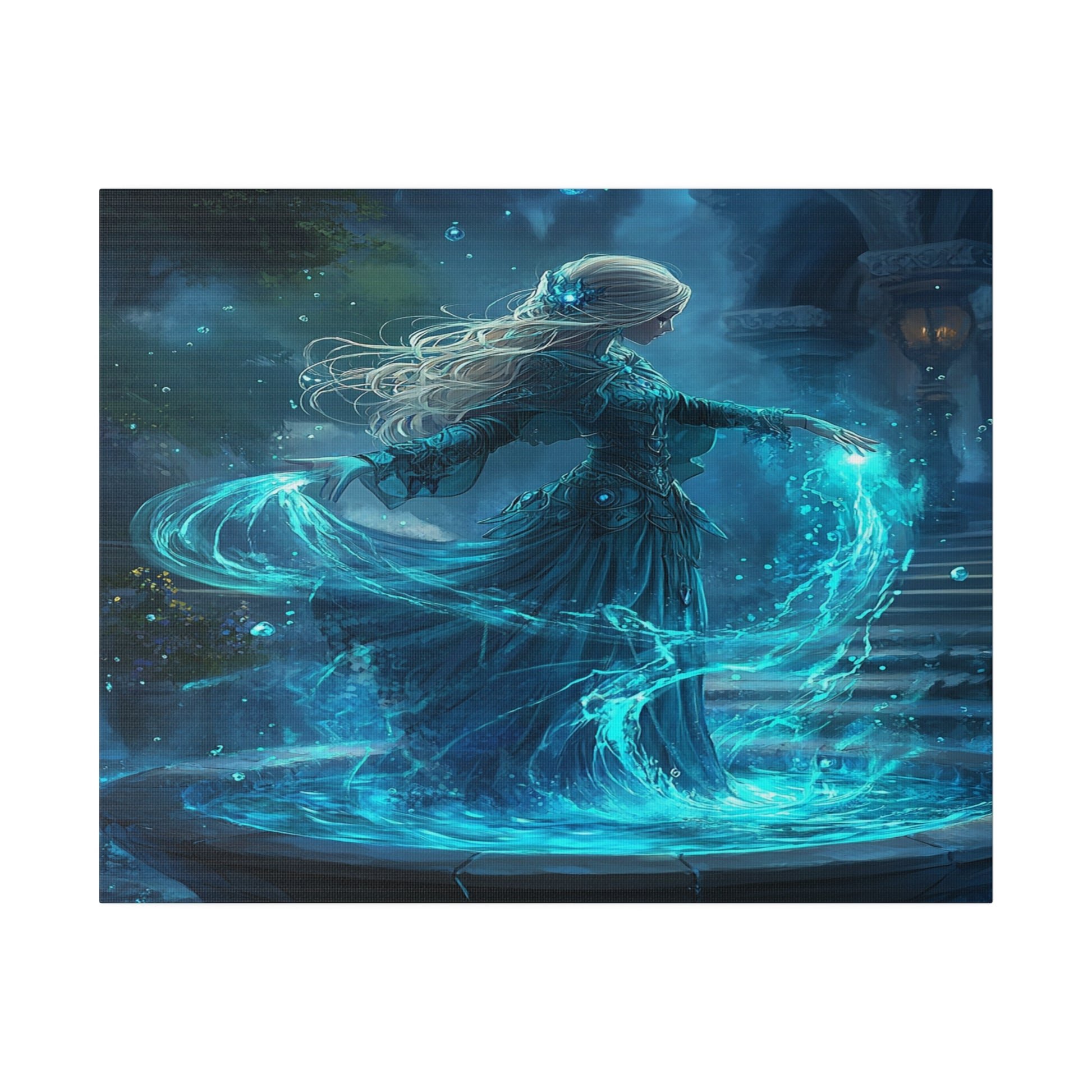 Tidecaller Enchantress Matte Canvas Prints MysMuse - Premium Matte Canvas Prints from MysMuse - Just $41.99! Shop now at Mysterious Muse