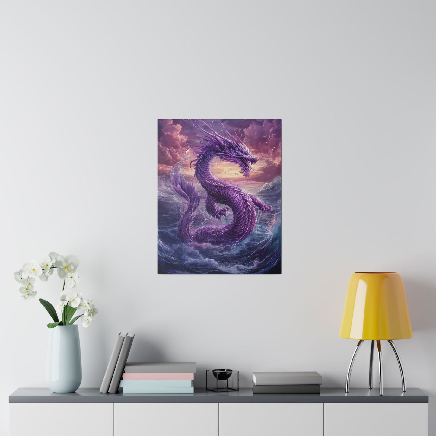 Stormcrest Leviathan Matte Canvas Prints MysMuse - Premium Matte Canvas Prints from MysMuse - Just $41.99! Shop now at Mysterious Muse