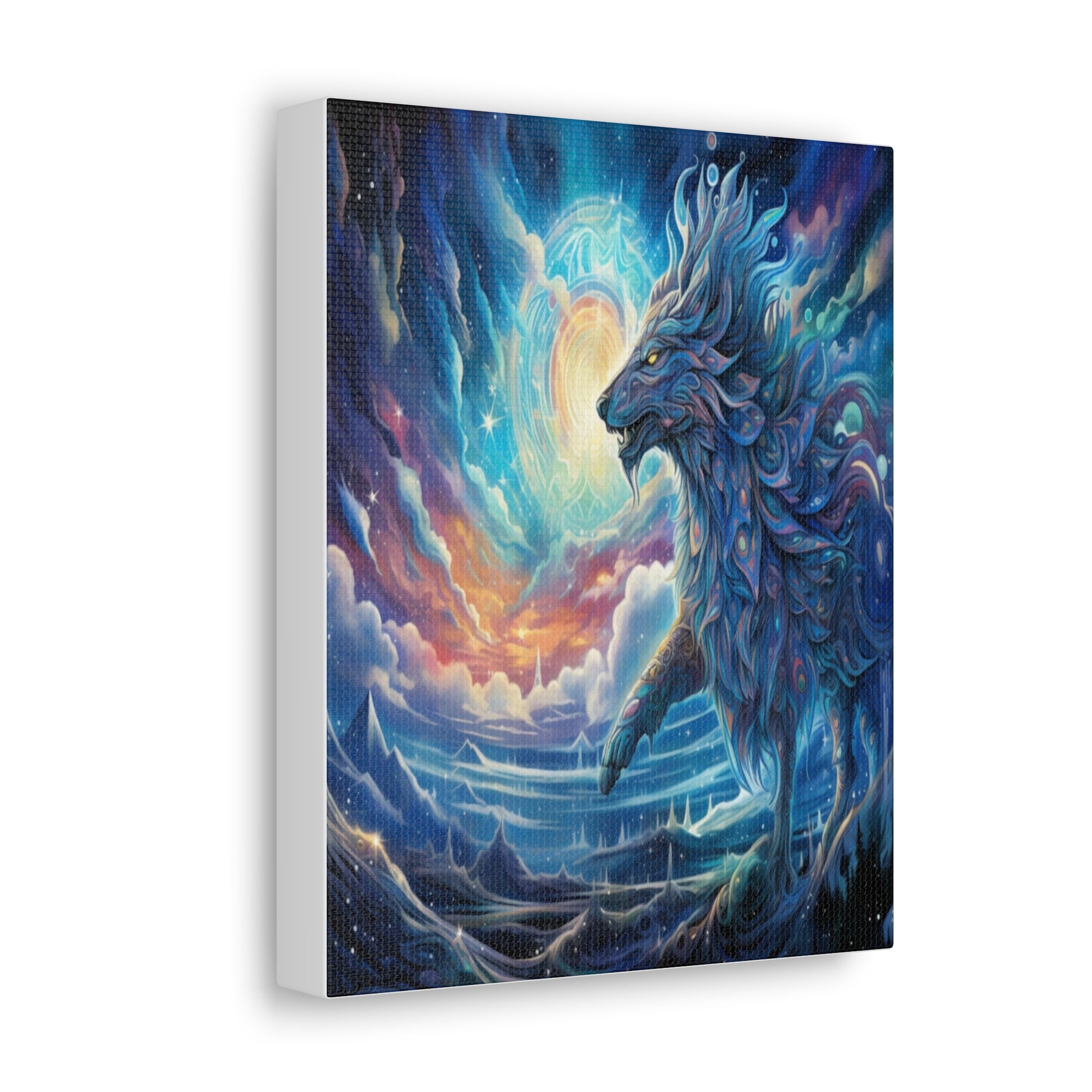 Cosmic Wolf Canvas Gallery Wraps MysMuse - Premium Canvas from Printify - Just $16.99! Shop now at Mysterious Muse