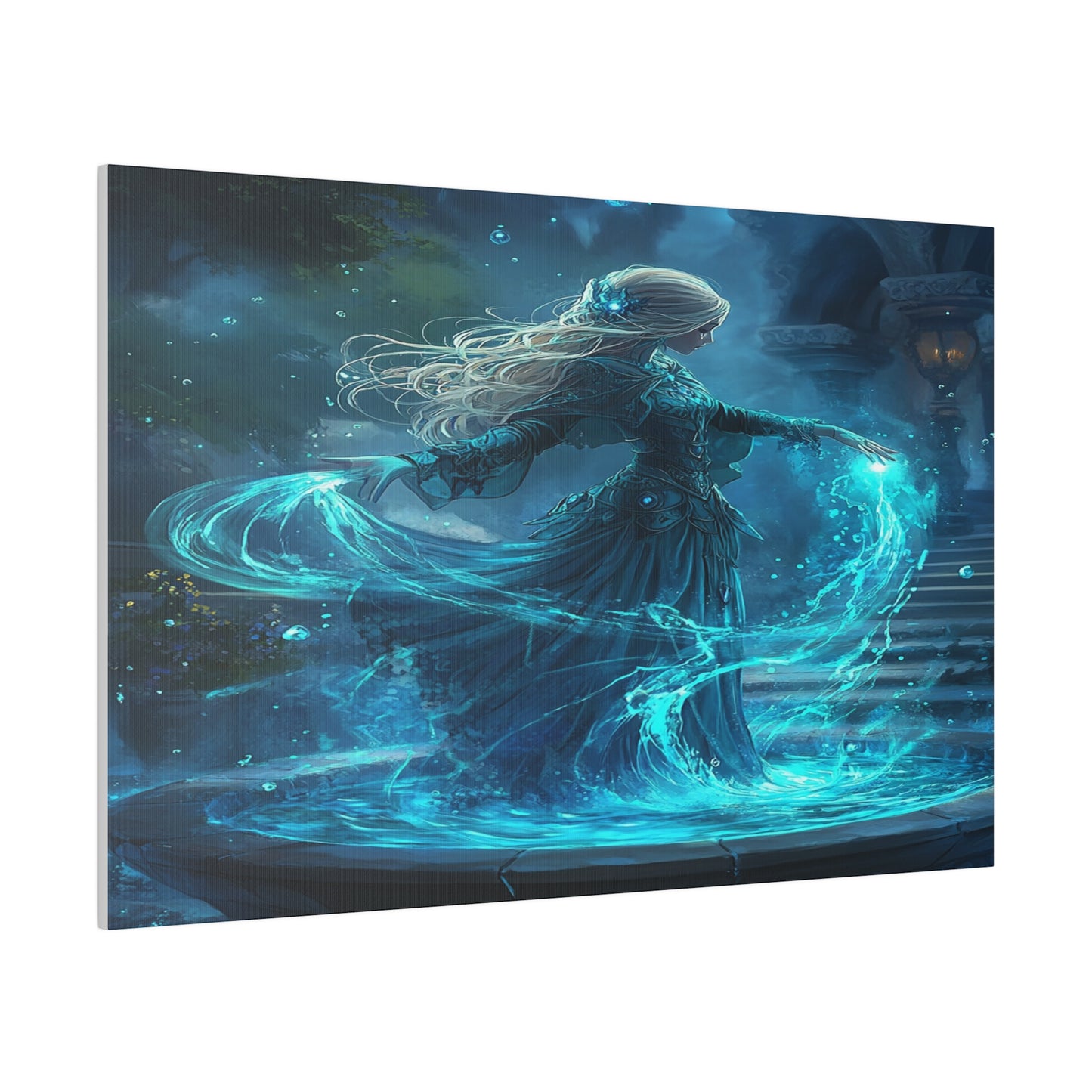 Tidecaller Enchantress Matte Canvas Prints MysMuse - Premium Matte Canvas Prints from MysMuse - Just $41.99! Shop now at Mysterious Muse