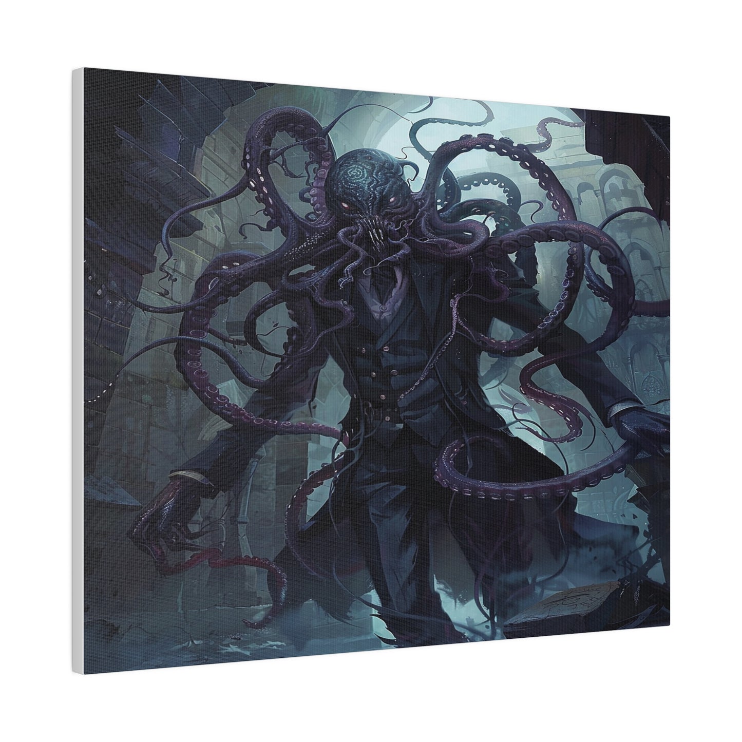 Mindflayer Tyrant Matte Canvas Prints MysMuse - Premium Matte Canvas Prints from MysMuse - Just $41.99! Shop now at Mysterious Muse