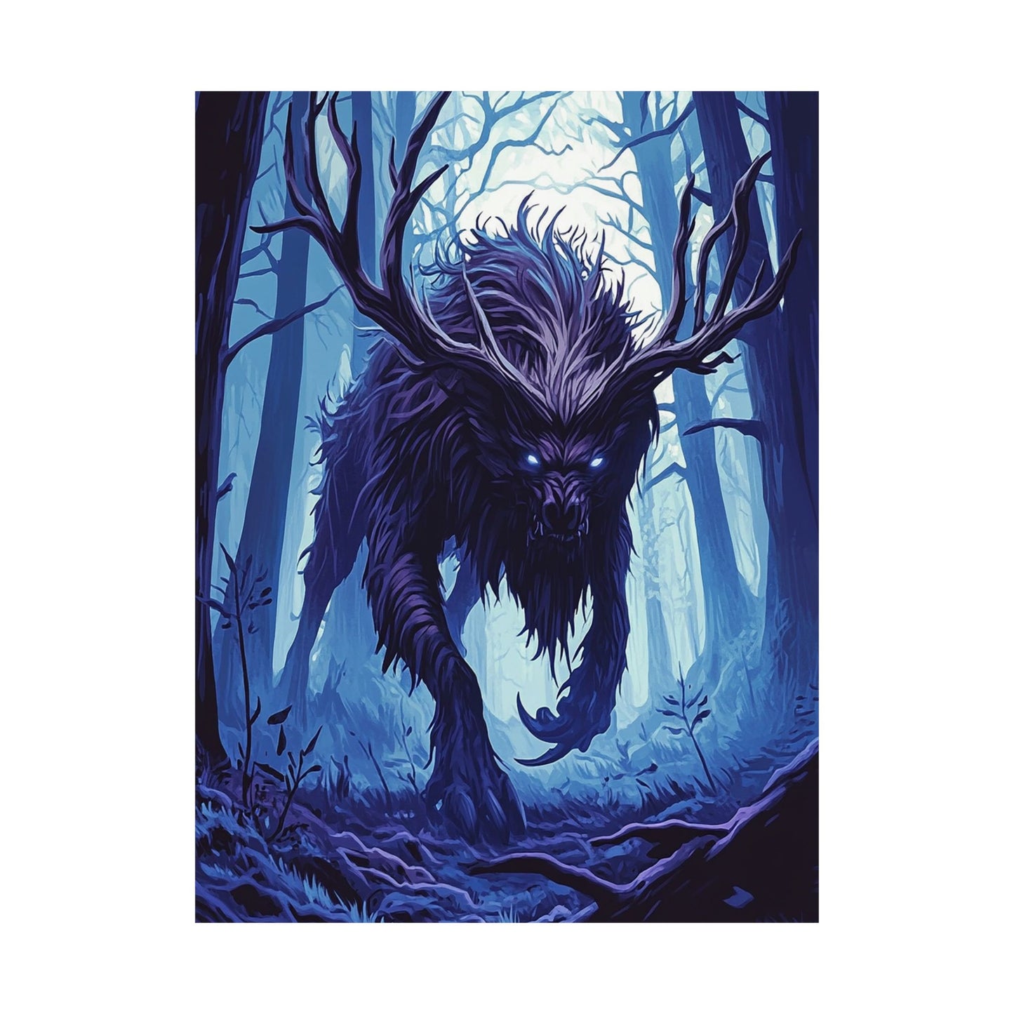 Ebonwood Shadowbeast Matte Vertical Posters MysMuse. - Premium Matte Vertical Posters from MysMuse - Just $16.95! Shop now at Mysterious Muse