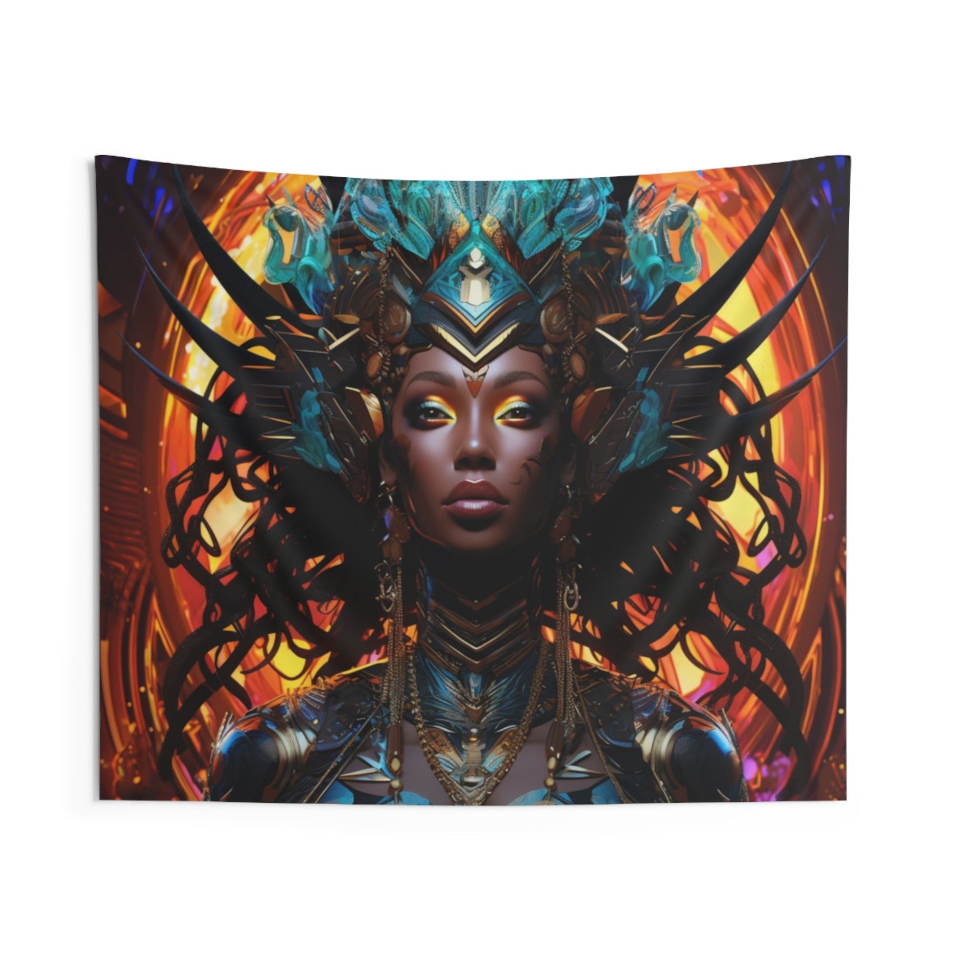 Astral Twilight Empress Hanging Wall Tapestries MysMuse - Premium Hanging Wall Tapestries from MysMuse - Just $25.99! Shop now at Mysterious Muse