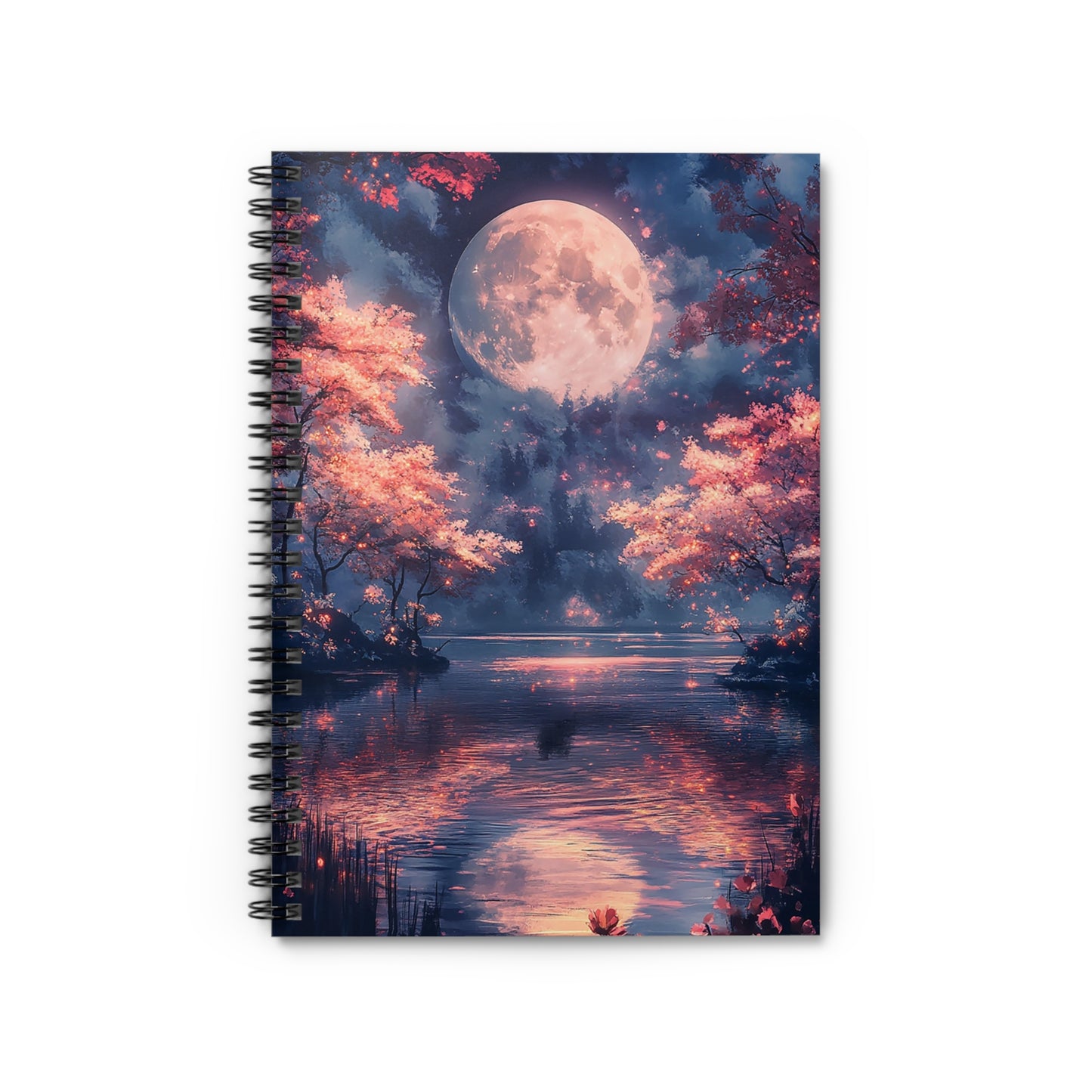 Celestial Reflections Spiral Notebook MysMuse - Premium Spiral Notebook from MysMuse - Just $14.99! Shop now at Mysterious Muse