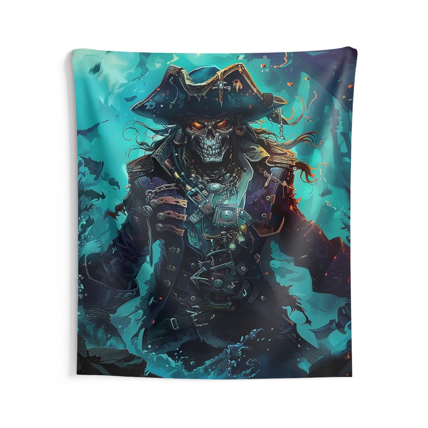 Captain of the Damned Decorative Wall Tapestry MysMuse - Premium Decorative Wall Tapestry from MysMuse - Just $26.99! Shop now at Mysterious Muse