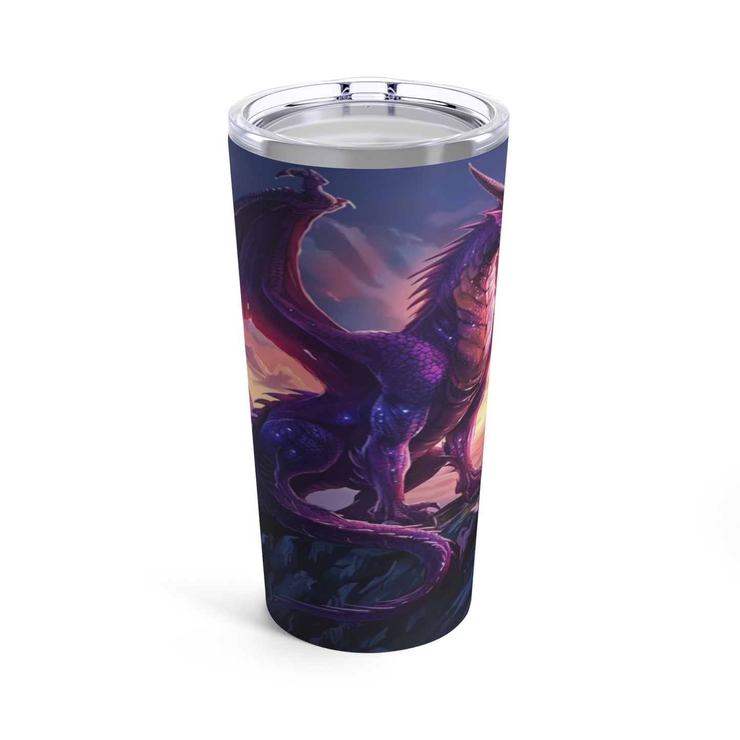 Dusk Dragon Steel Tumbler Drinkware MysMuse - Premium Tumbler from MysMuse - Just $37.95! Shop now at Mysterious Muse