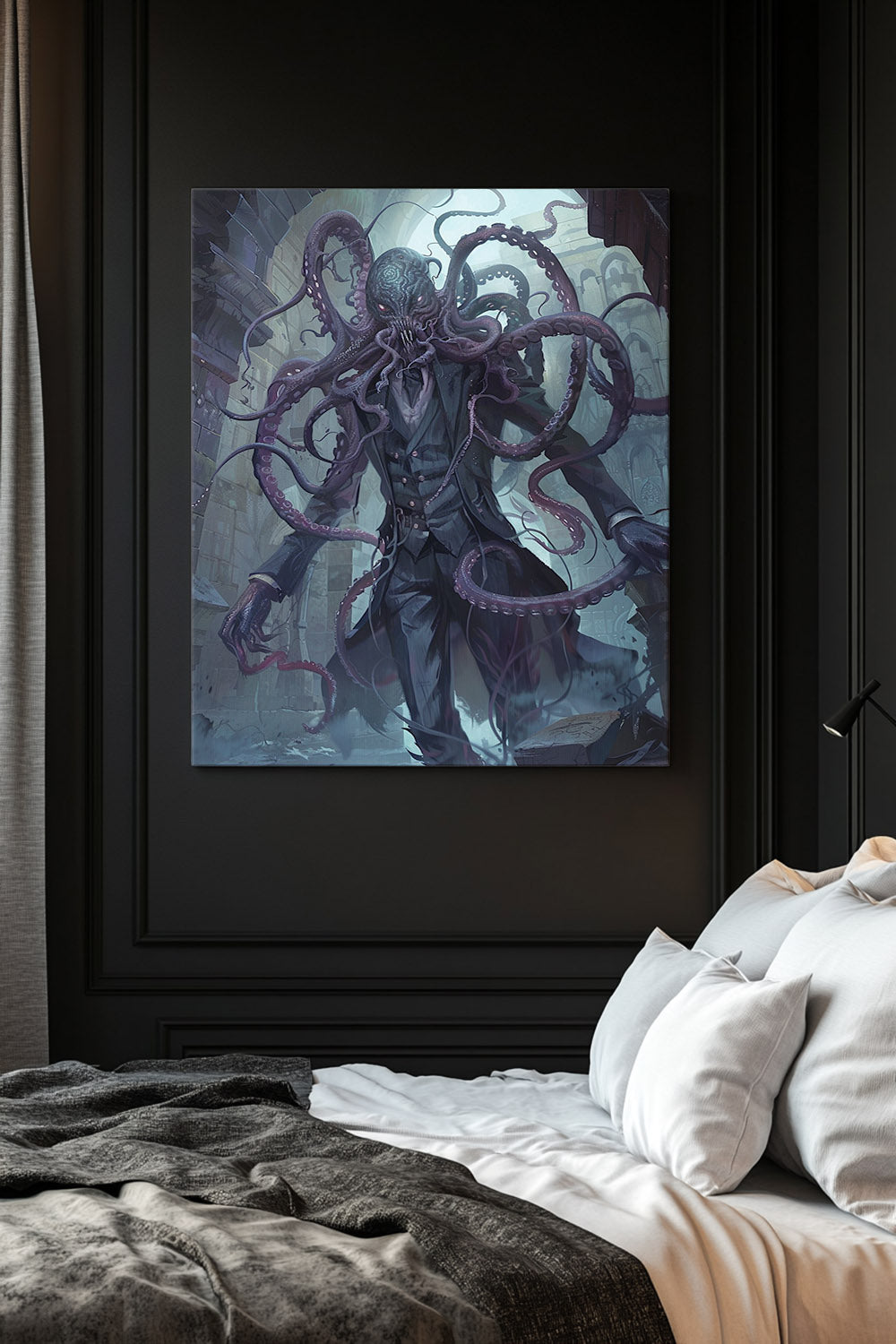 Mindflayer Tyrant Matte Canvas Prints MysMuse - Premium Matte Canvas Prints from MysMuse - Just $41.99! Shop now at Mysterious Muse