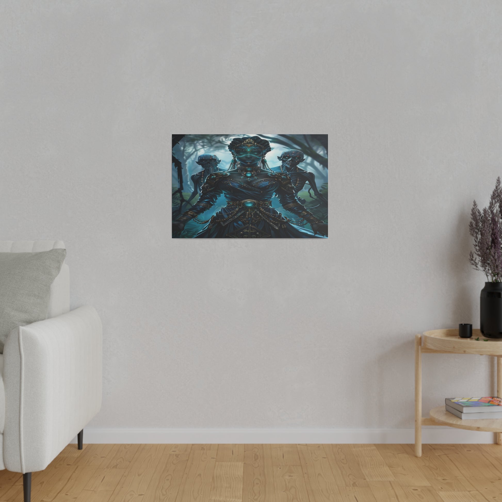 Sorceress of Eternal Night Matte Canvas Prints MysMuse - Premium Matte Canvas Prints from MysMuse - Just $41.99! Shop now at Mysterious Muse