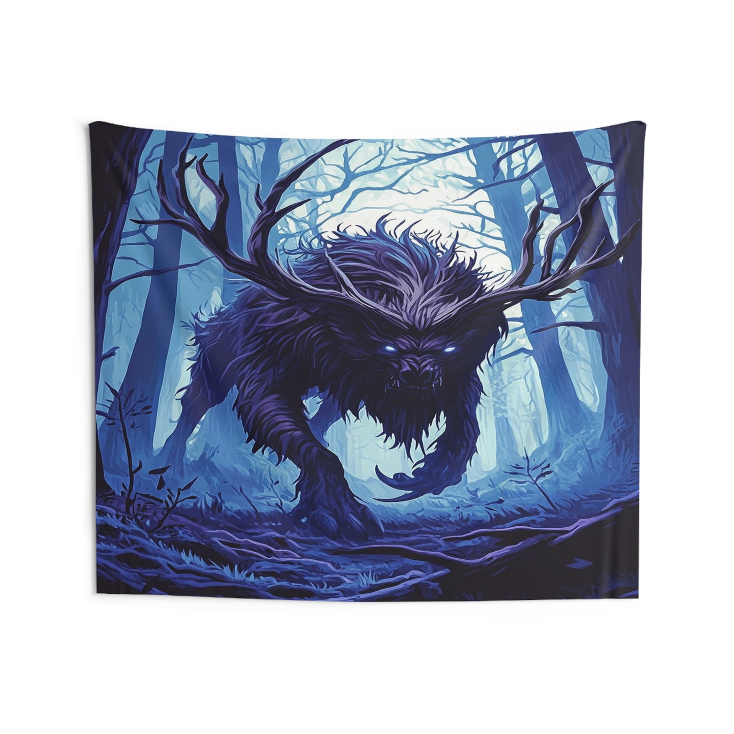 Ebonwood Shadowbeast Decorative Wall Tapestry MysMuse - Premium Decorative Wall Tapestry from MysMuse - Just $26.99! Shop now at Mysterious Muse