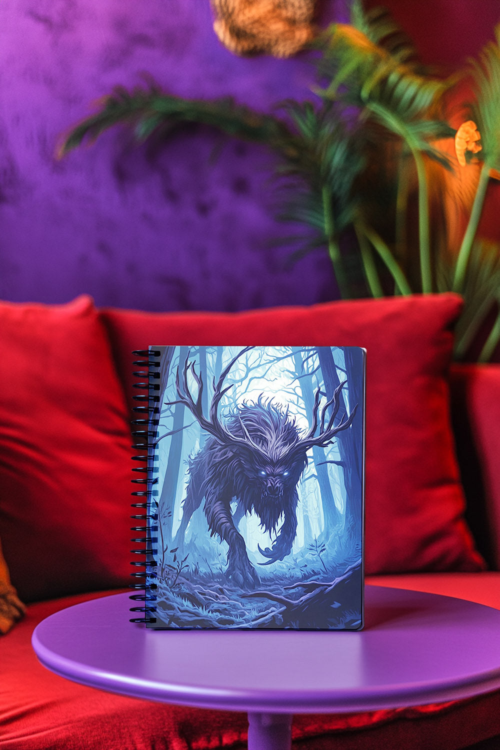 Ebonwood Shadowbeast Spiral Notebook MysMuse - Premium Spiral Notebook from MysMuse - Just $14.99! Shop now at Mysterious Muse