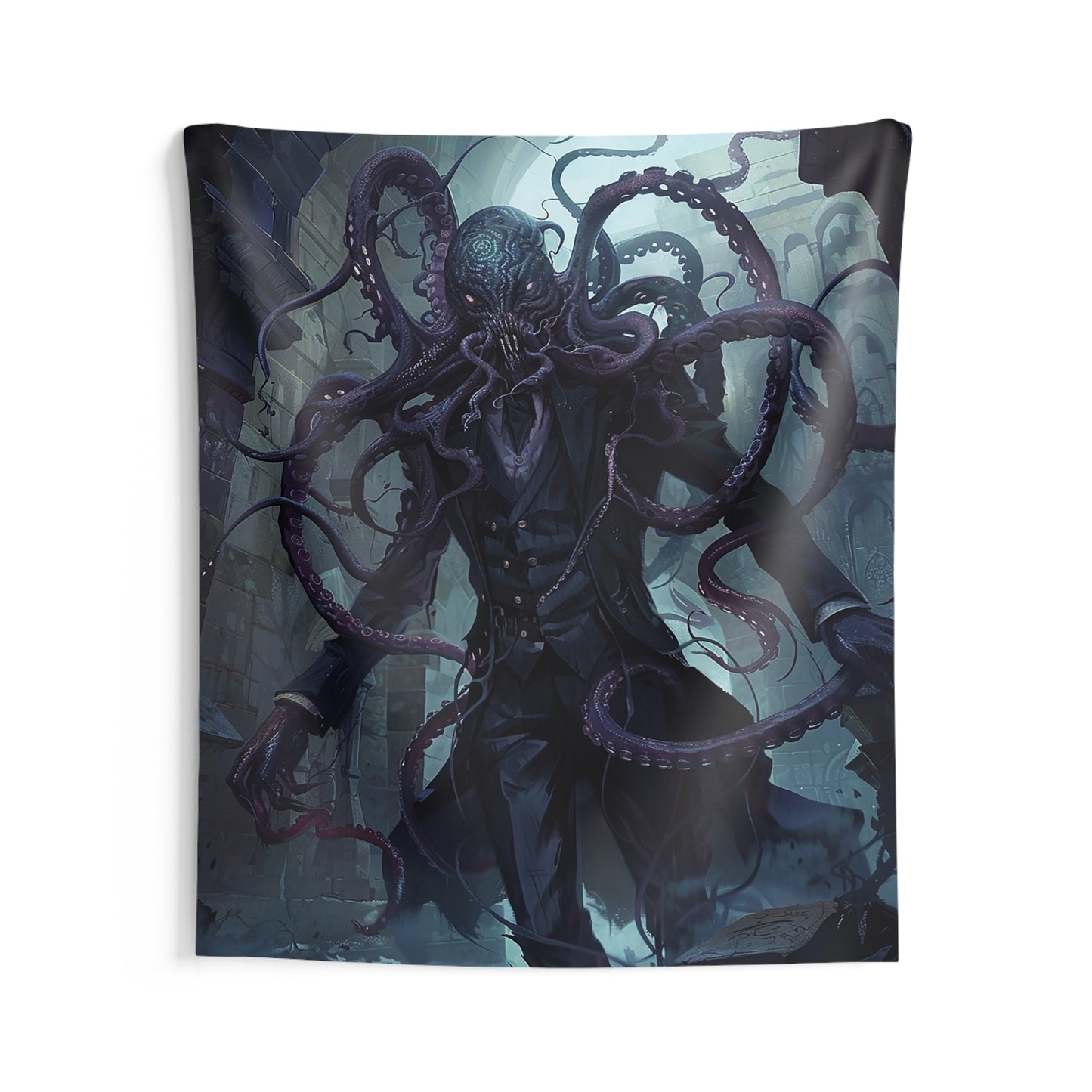 Mindflayer Tyrant Decorative Wall Tapestry MysMuse - Premium Decorative Wall Tapestry from MysMuse - Just $26.99! Shop now at Mysterious Muse