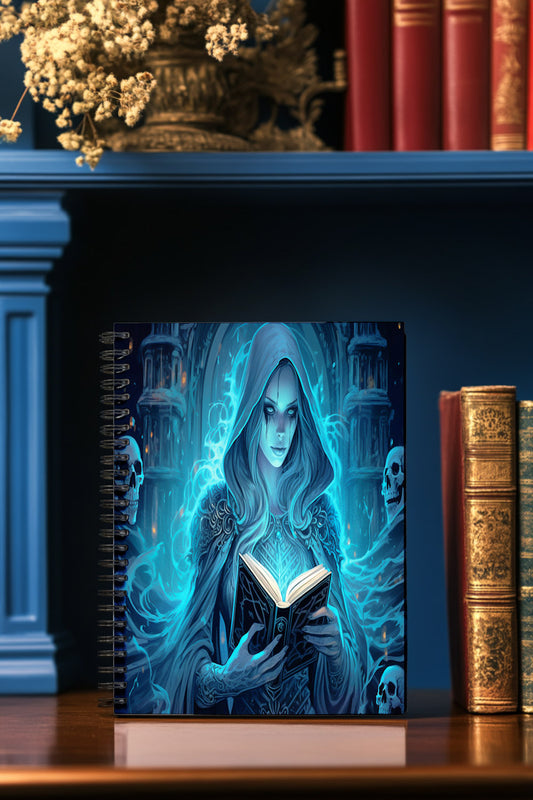 Grimoire of Shadows Spiral Notebook MysMuse - Premium Spiral Notebook from MysMuse - Just $14.99! Shop now at Mysterious Muse