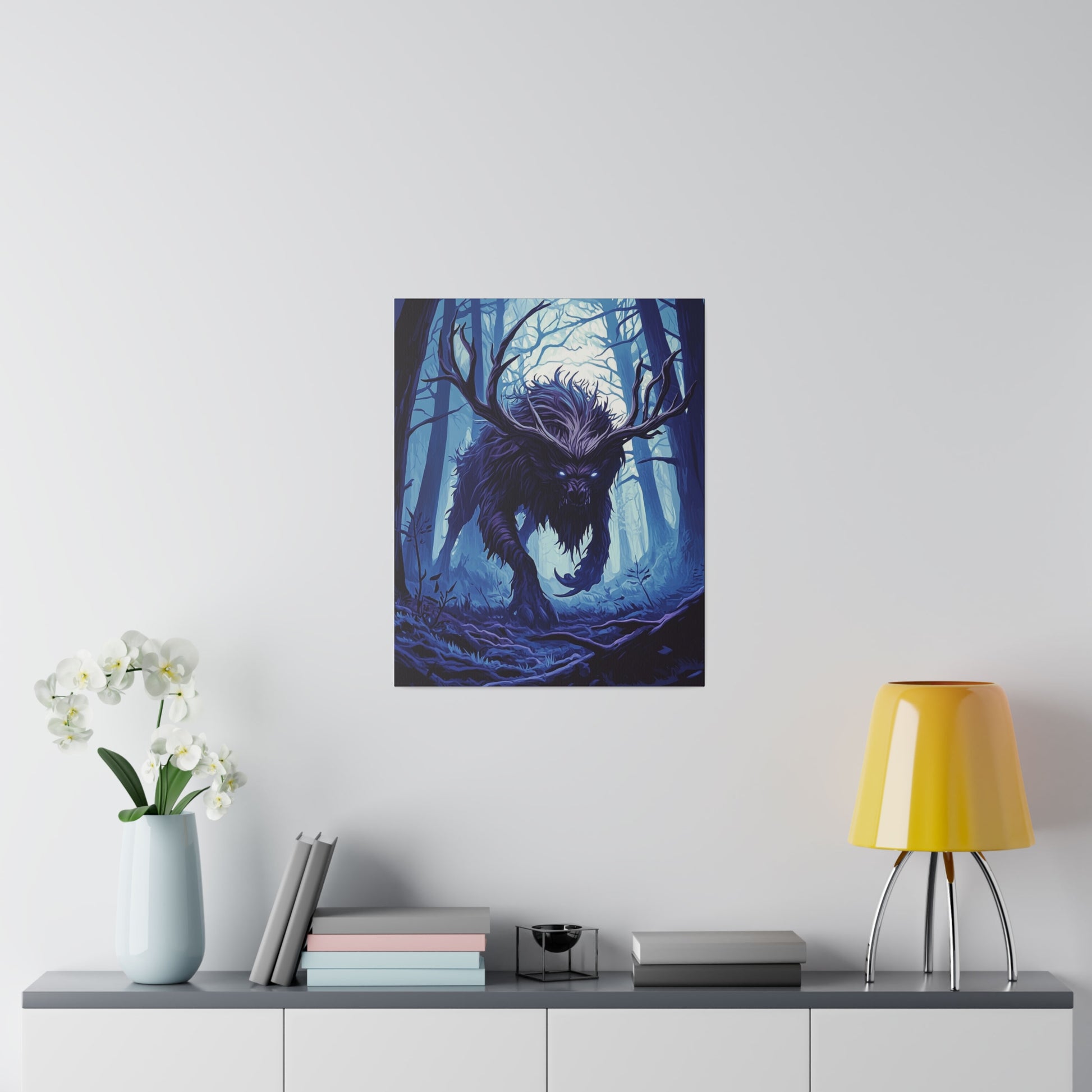 Ebonwood Shadowbeast Matte Canvas Prints MysMuse - Premium Matte Canvas Prints from MysMuse - Just $41.99! Shop now at Mysterious Muse