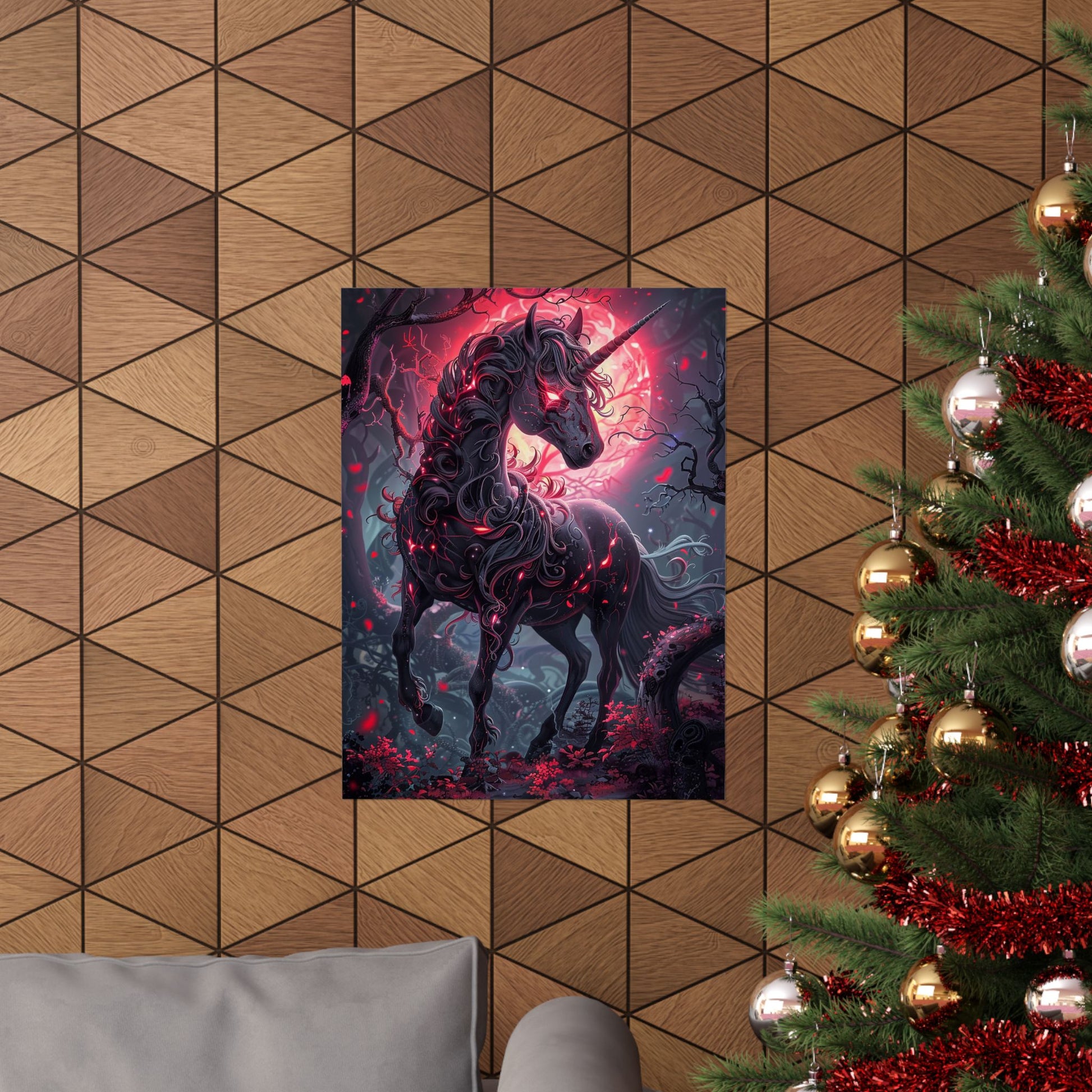 Nightmare Unicorn Matte Vertical Posters MysMuse. - Premium Matte Vertical Posters from MysMuse - Just $16.95! Shop now at Mysterious Muse